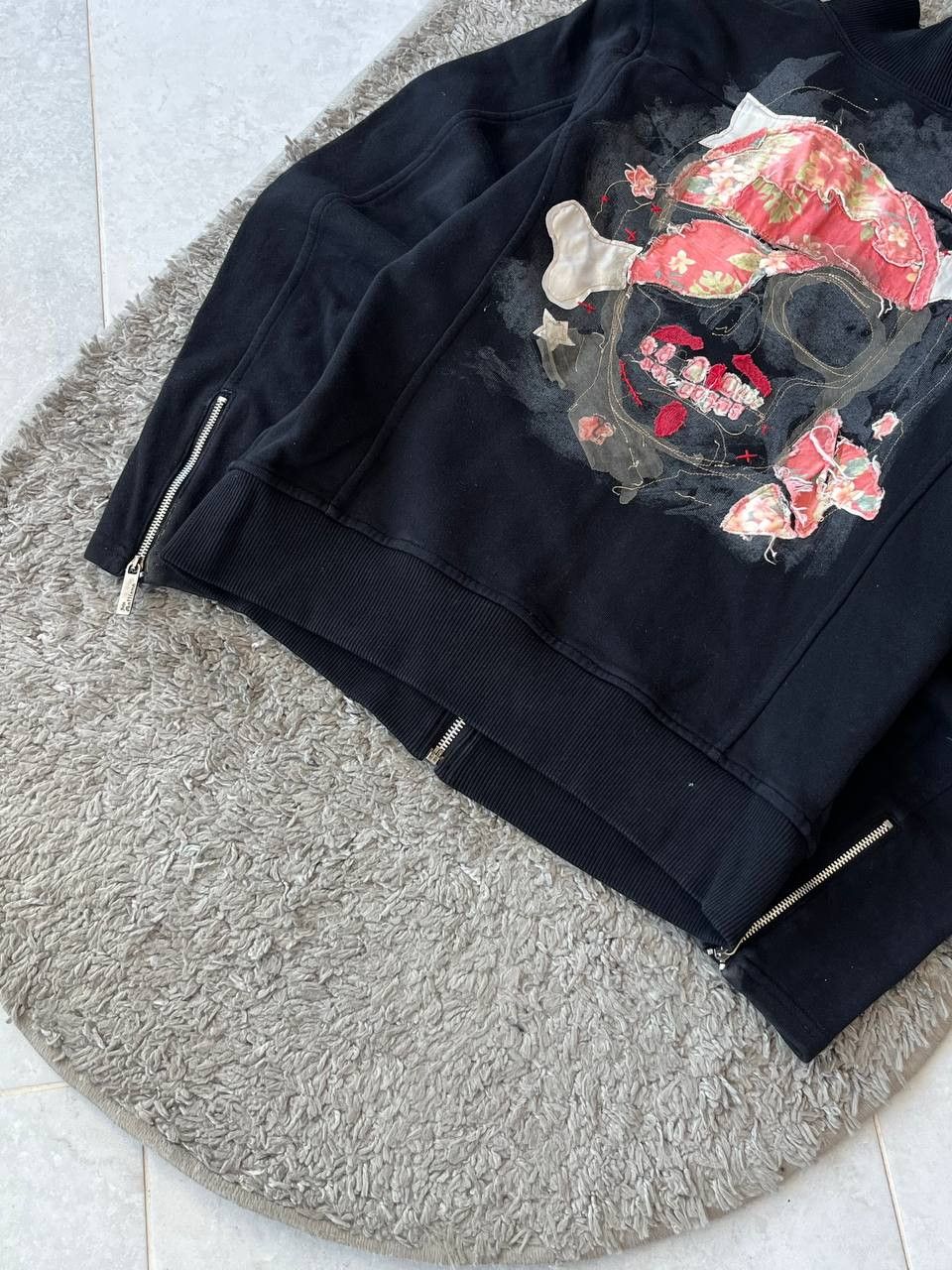 John Galliano JOHN GALLIANO Avant Garde Zip Skull Logo Black Color Size S Size US S / EU 44-46 / 1 - 9 Thumbnail