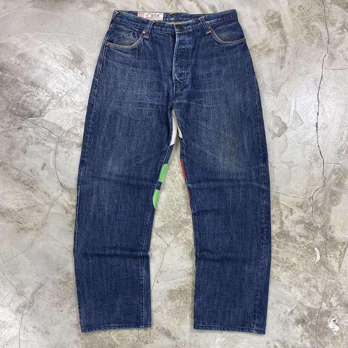 Evisu Rare Vintage Lot. 0018 Evisu Yamane Faces Selvedge Jeans Size US 32 / EU 48 - 2 Thumbnail