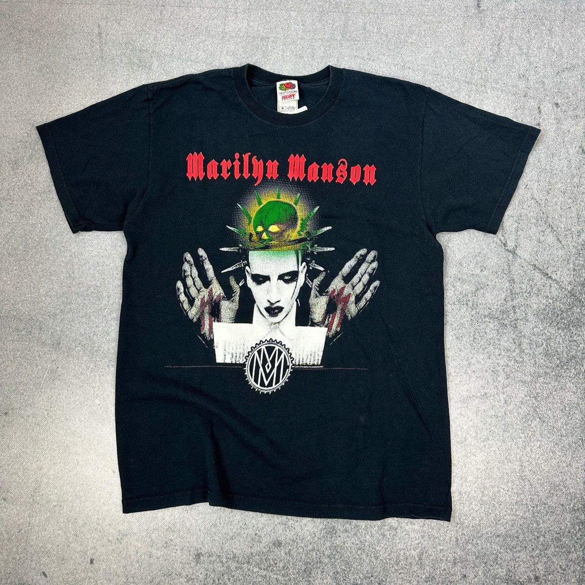 Fruit Of The Loom 2007 Fruit Of The Loom Marilyn Manson T-Shirt Schwarz (M) Size US M / EU 48-50 / 2 - 1 Thumbnail