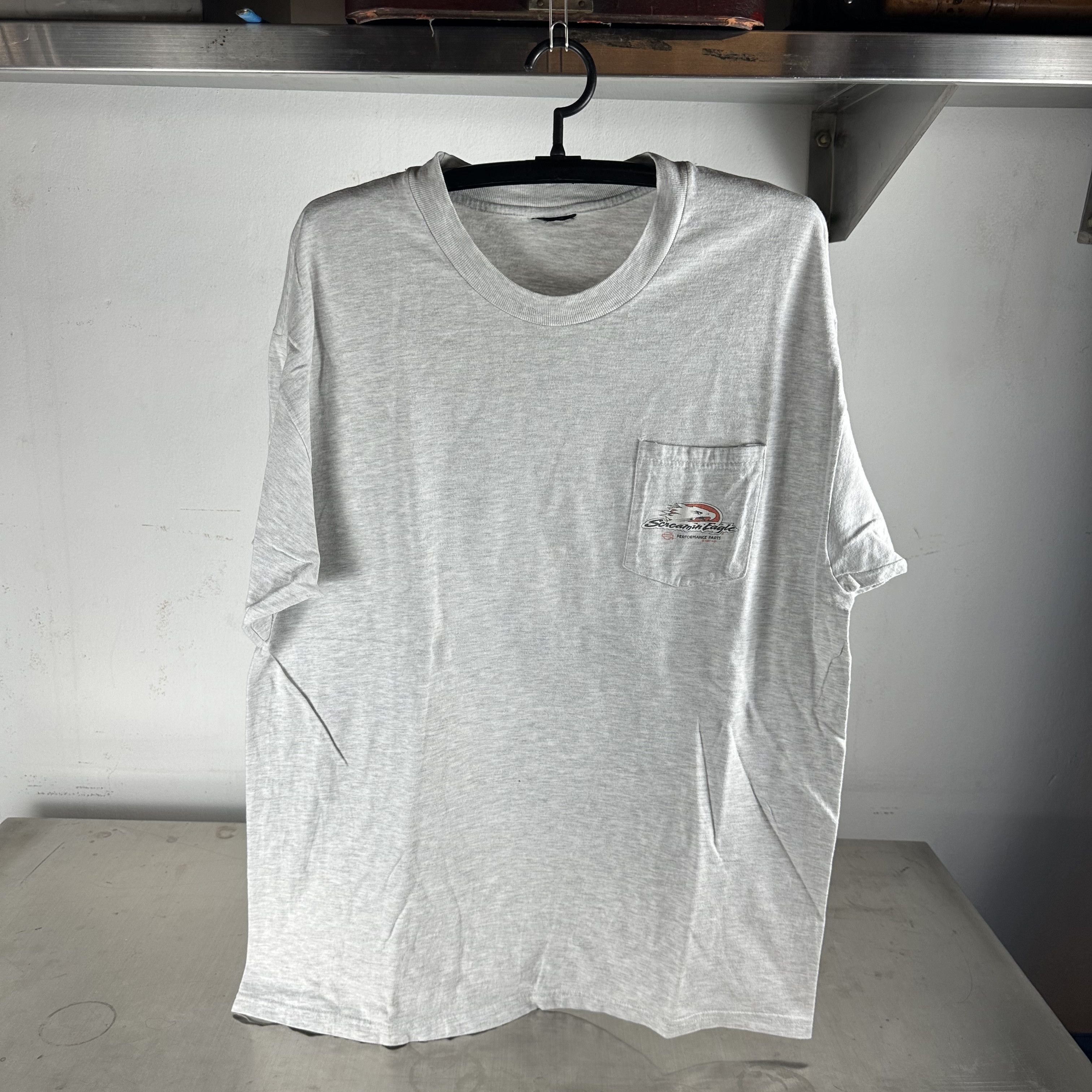 Vintage ​1997 Rossitter's Harley Davidson Motorcycles Eagle Tee Size US XL / EU 56 / 4 - 2 Thumbnail