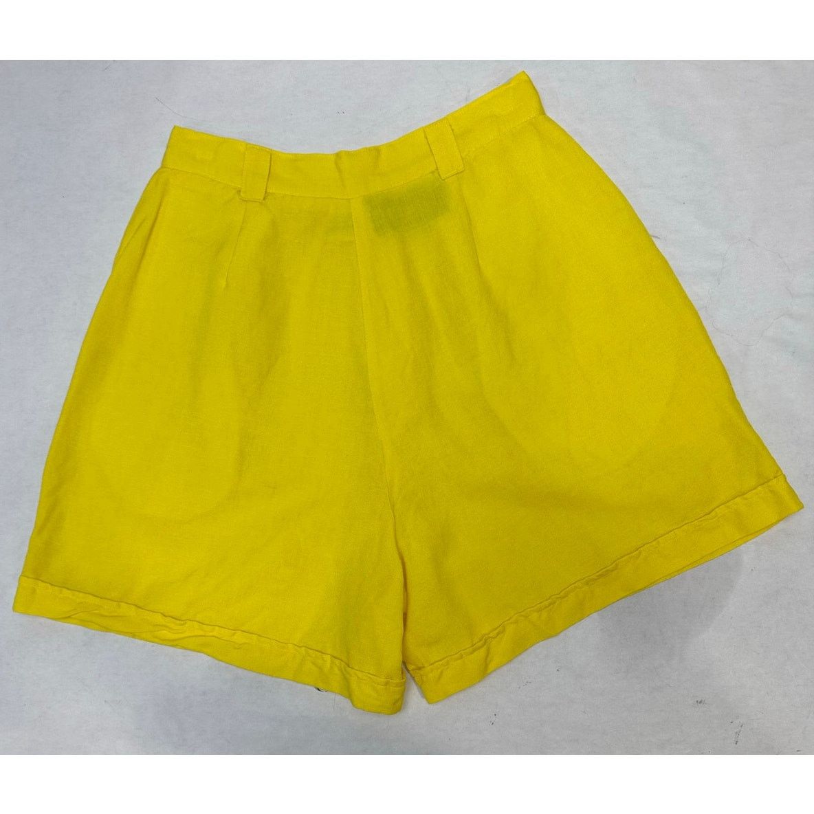 Other Vintage 1980s Linen Mom Shorts 80s High Rise Louise Paris 7 Size 26" / US 2 / IT 38 - 2 Thumbnail