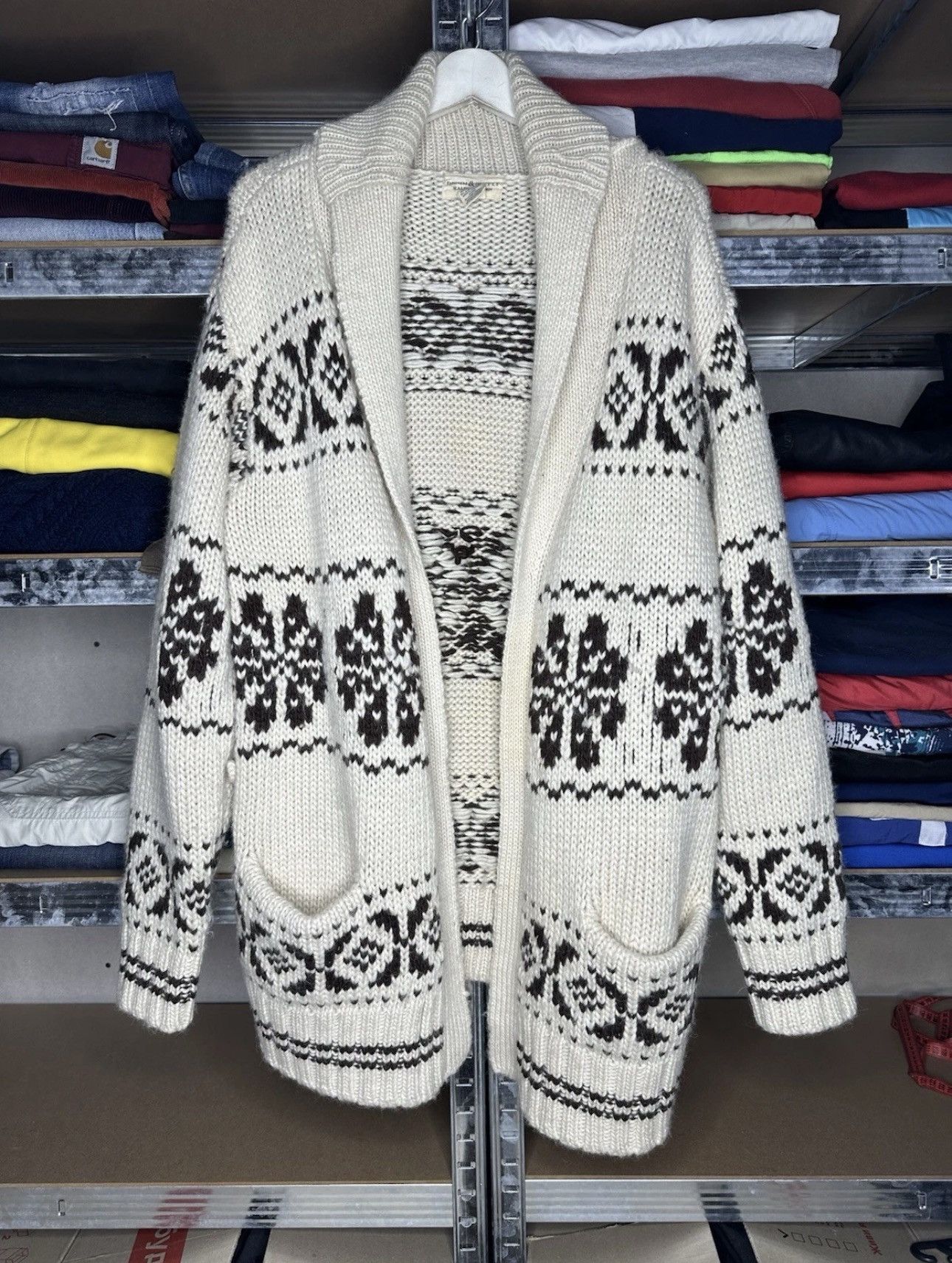 Denim & Supply Ralph Lauren Ralph Lauren Denim Supply Wool Alpaca Knit Cardigan Sweater Size L / US 10 / IT 46 - 1 Thumbnail