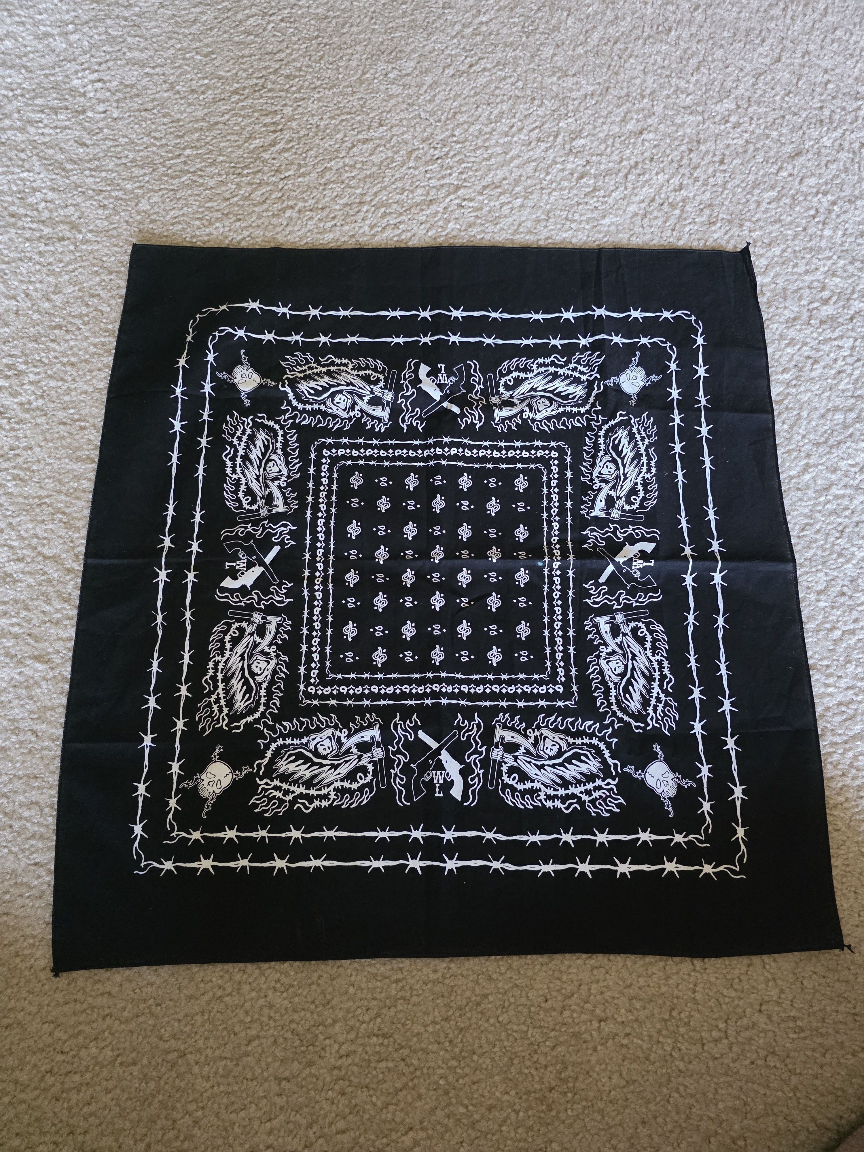 Warren Lotas Black Bandana Size ONE SIZE - 1 Thumbnail