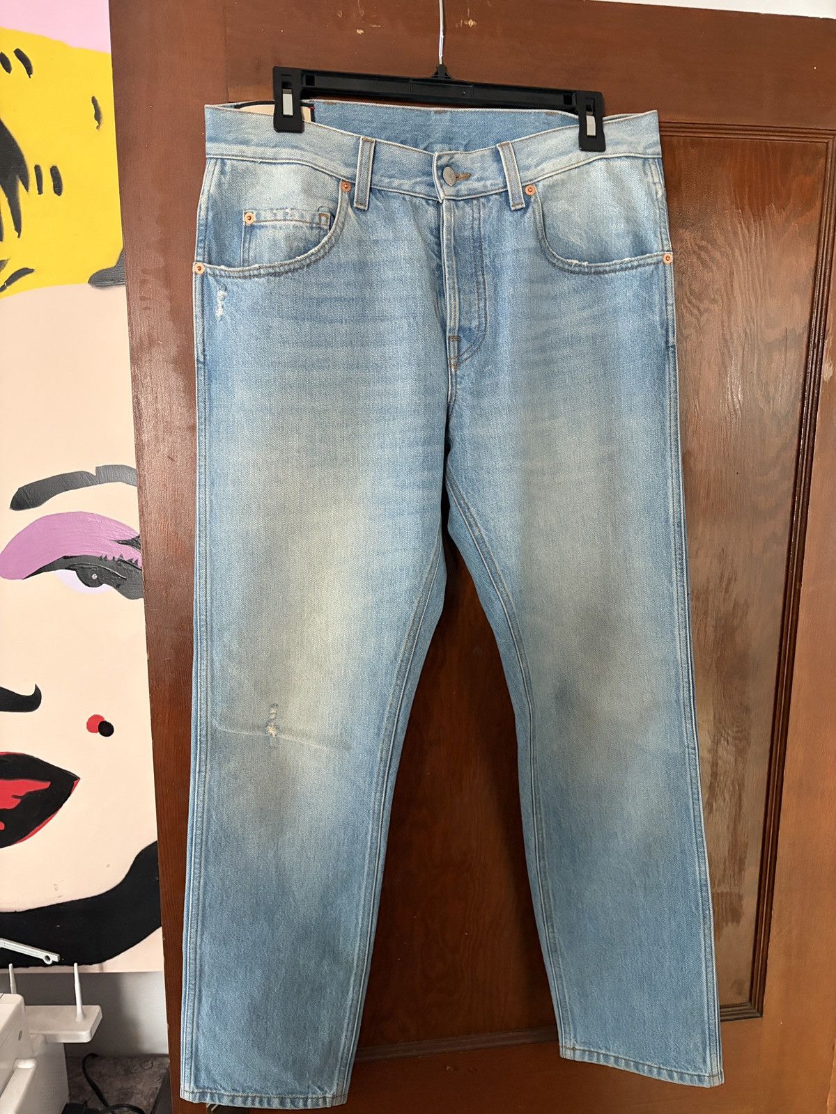 Gucci Light Gucci Denim Size US 34 / EU 50 - 1 Thumbnail