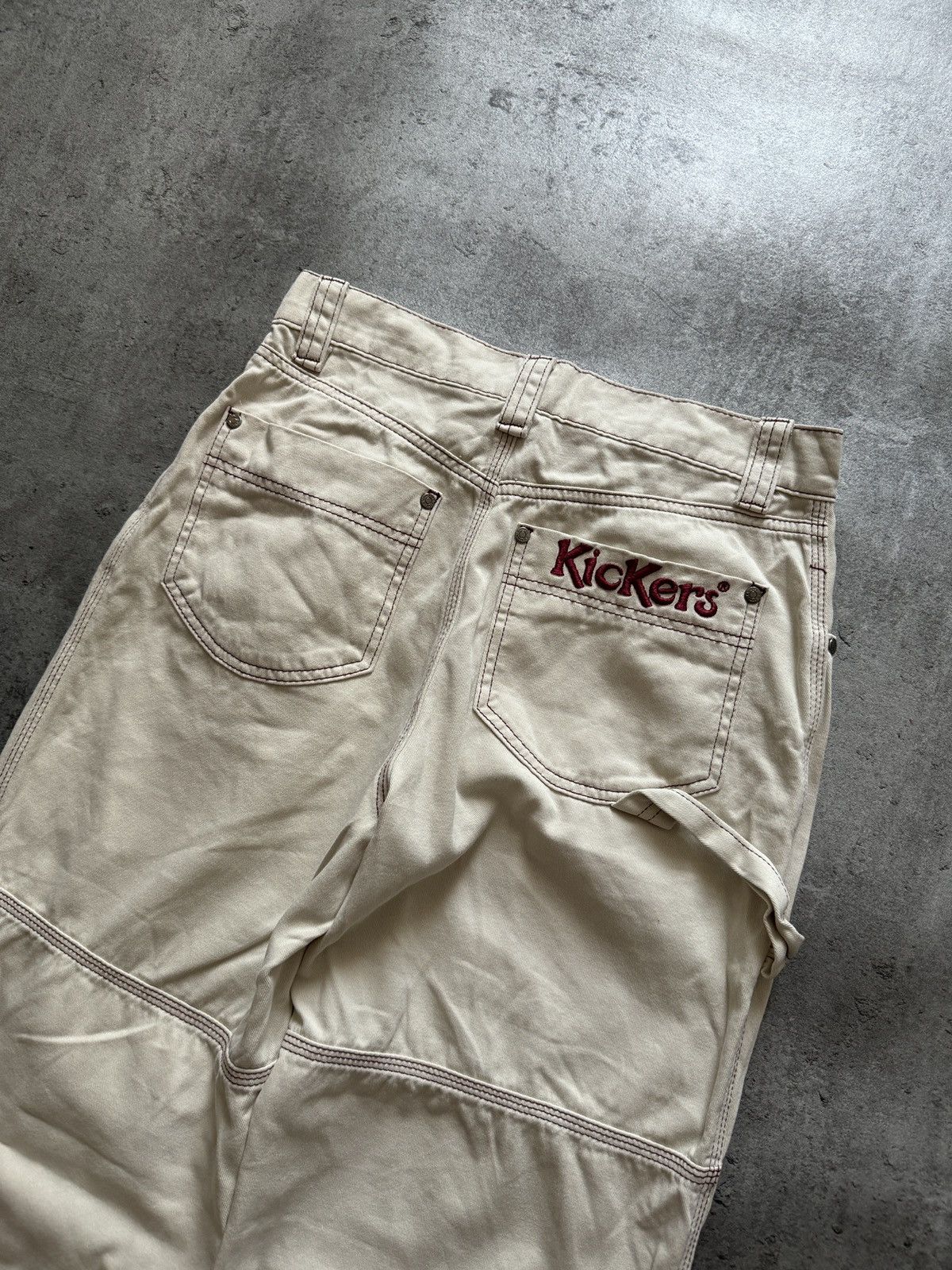 Japanese Brand × Vintage Kickers Vintage rap skate baggy pants logo vintage y2k Size US 26 / EU 42 - 3 Thumbnail