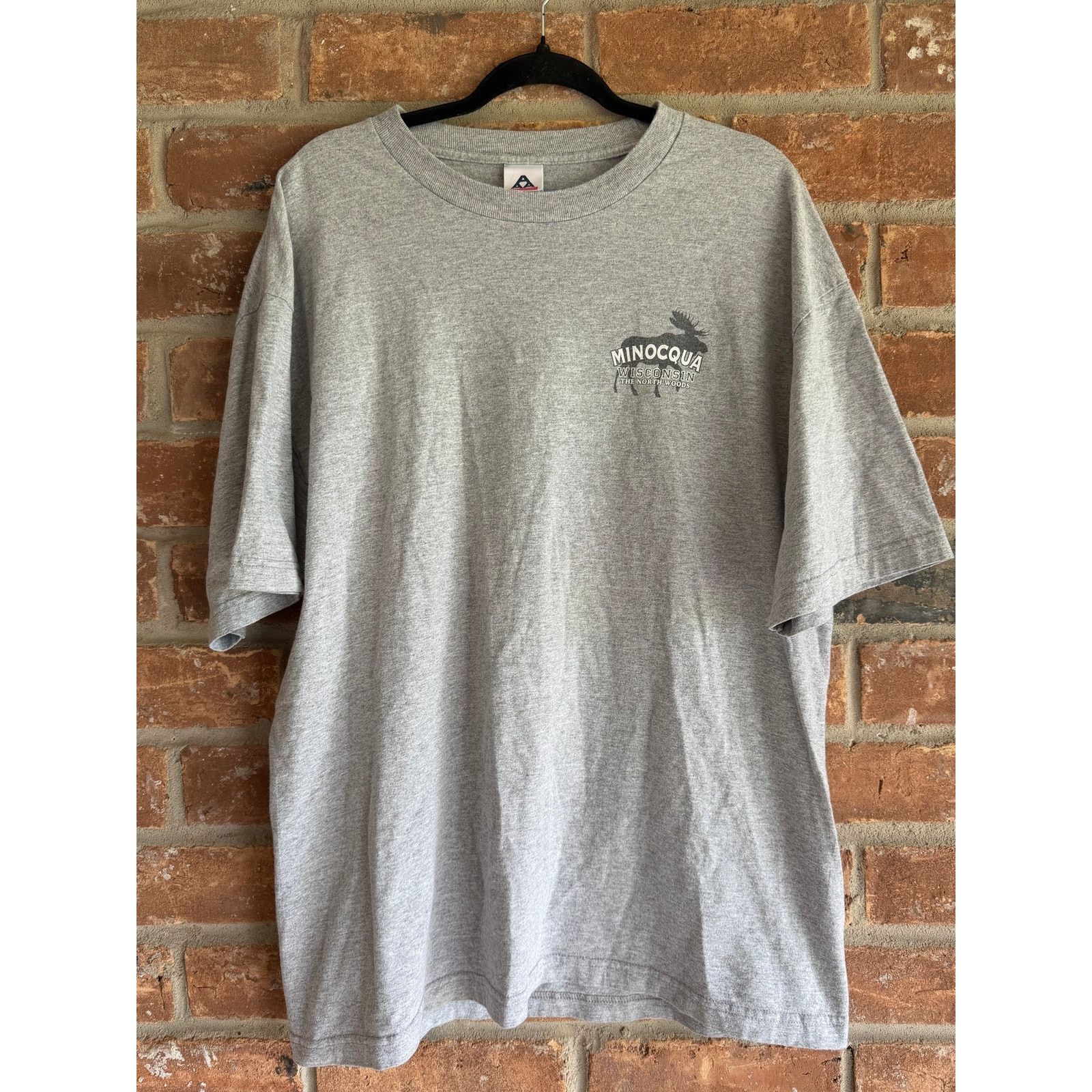 Alstyle Vintage Minocqua Wisconsin Moose Graphic Tee XL Size US XL / EU 56 / 4 - 2 Thumbnail