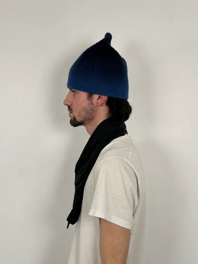 Dries Van Noten Dries Van Noten Blue Gradient Wool Beanie Size ONE SIZE - 3 Thumbnail