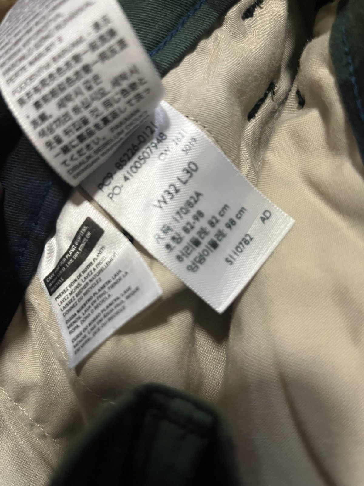 Levi's Vintage Levi Blue/Green Pants Size US 32 / EU 48 - 6 Thumbnail