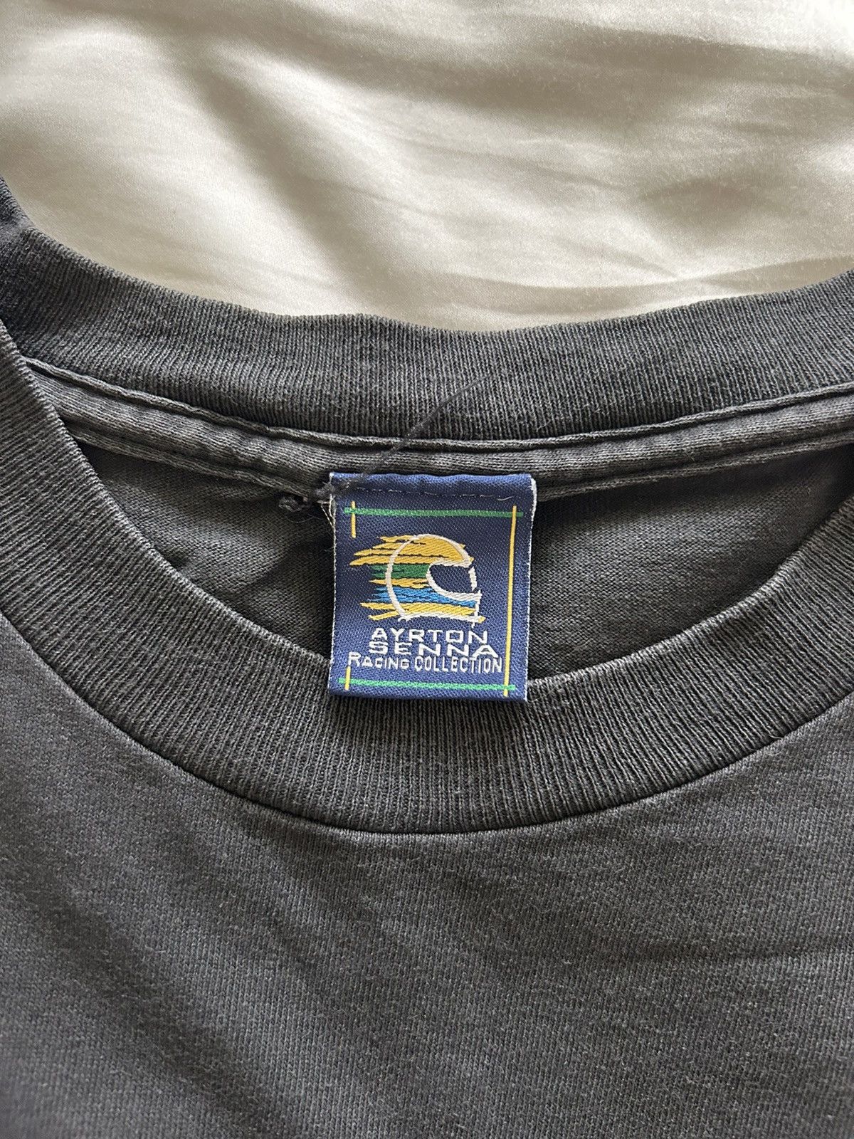 Formula 1 Vintage Ayrton Senna Formula One Tee Size US L / EU 52-54 / 3 - 5 Thumbnail