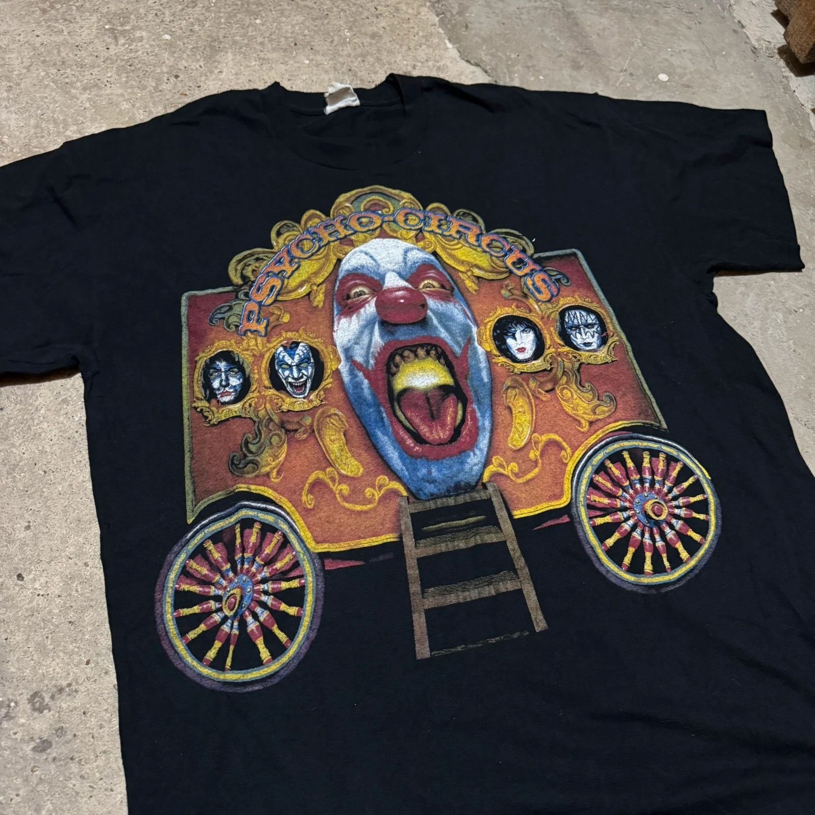 Band Tees Vintage Kiss psycho circus 90‘ t-shirt Size US XL / EU 56 / 4 - 3 Thumbnail