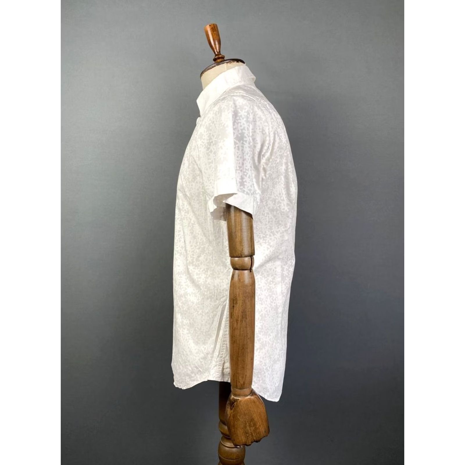 Moschino Moschino Shirt Mens Size 40 White Short Sleeve Button Down Slim Fit Size US L / EU 52-54 / 3 - 4 Thumbnail