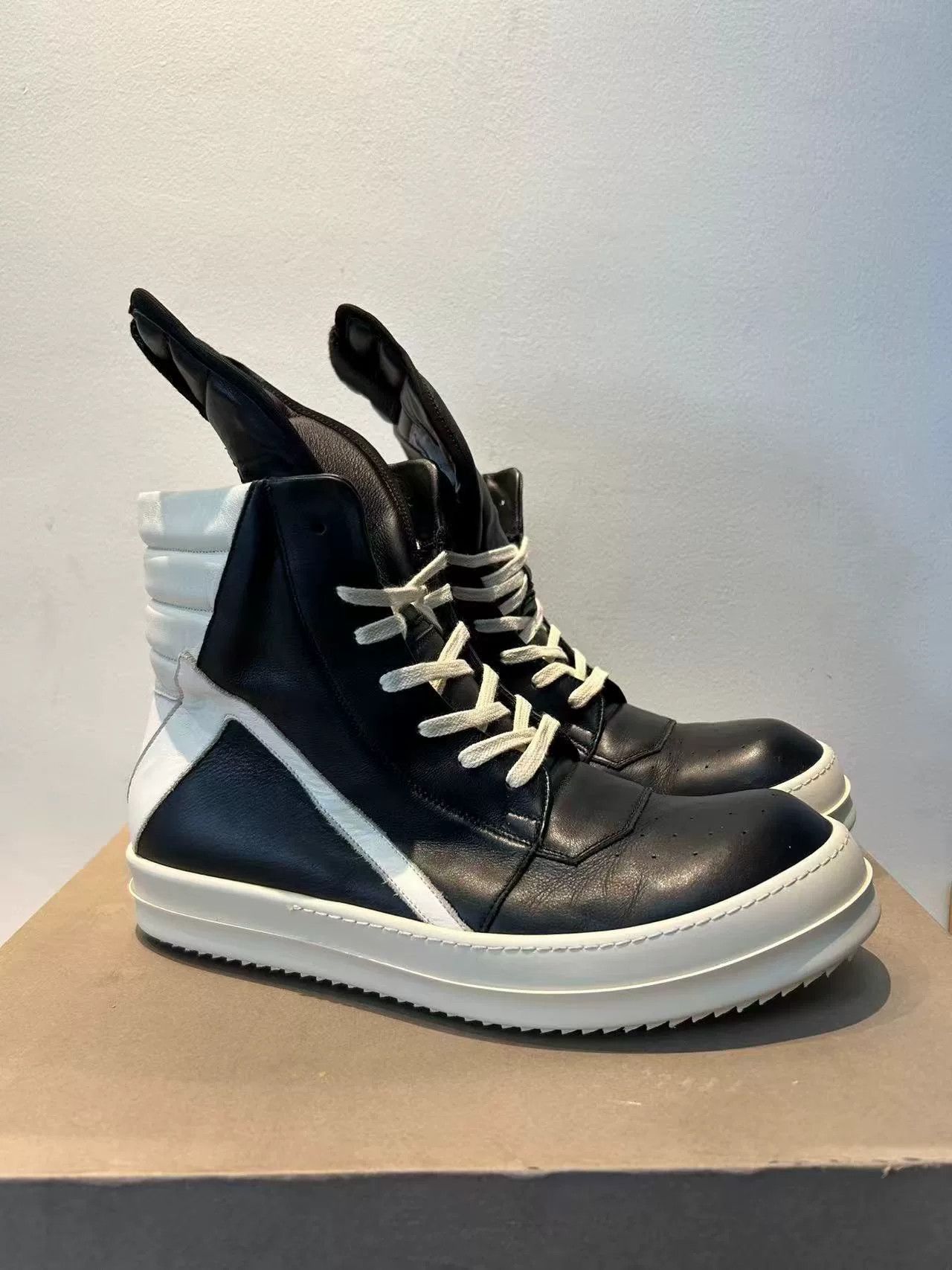 Rick Owens Rick Owens Mainline Stylish Leather Sneakers Size US 10 / EU 43 - 1 Thumbnail