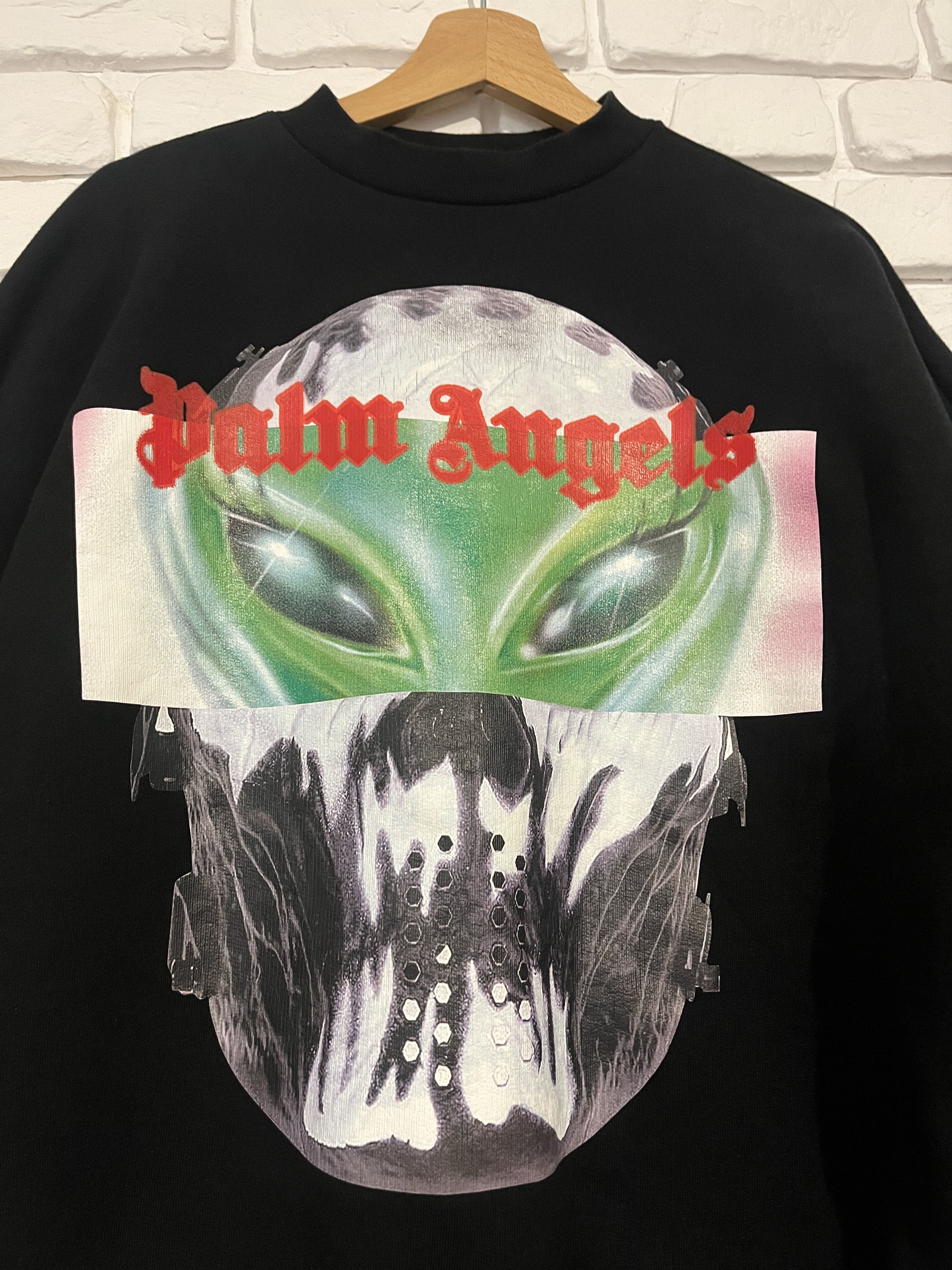 Palm Angels Palm Angels Black Alien Sweatshirt Size US XS / EU 42 / 0 - 2 Thumbnail