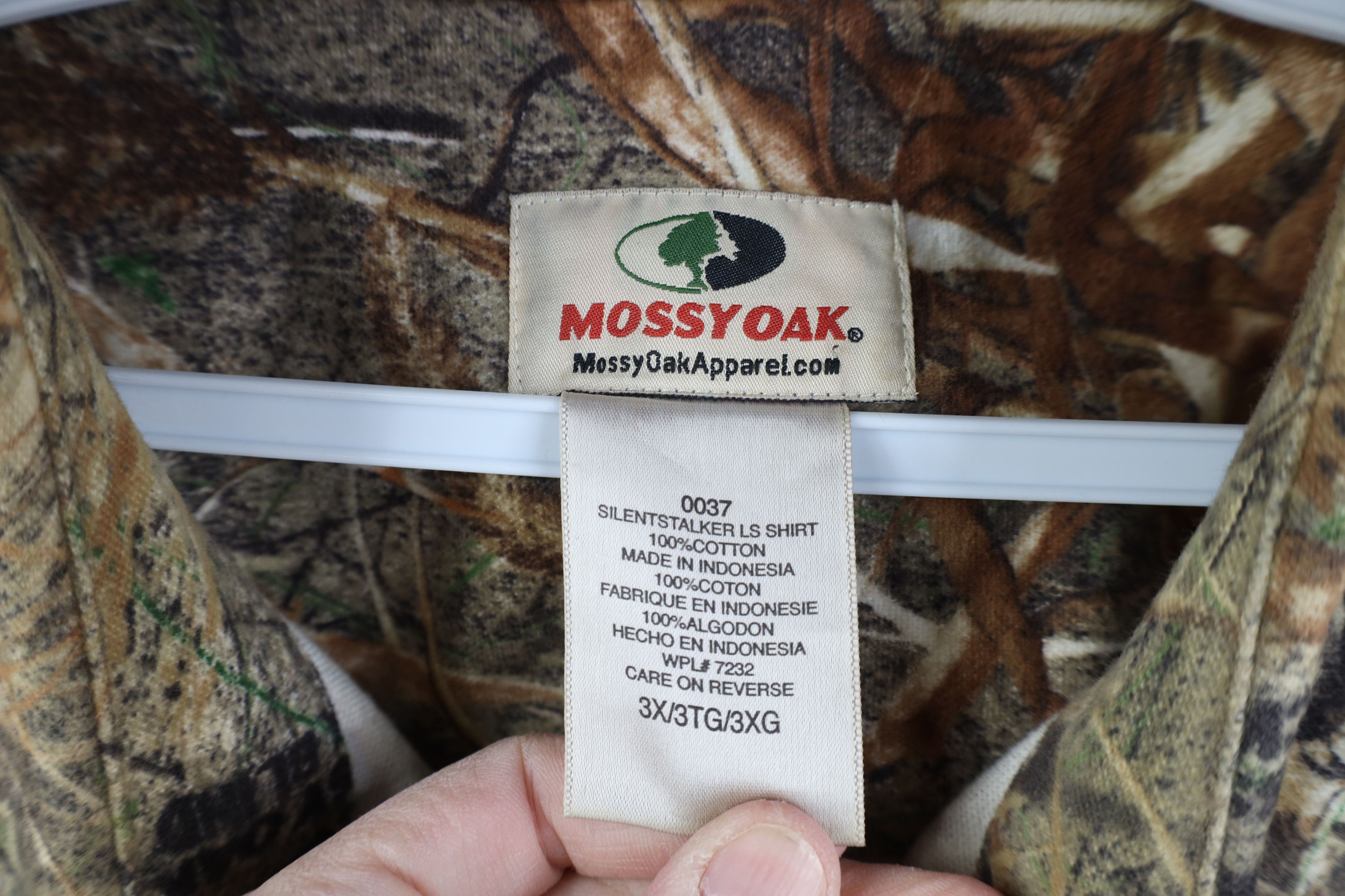 Mossy Oaks Vintage Mossy Oak Camouflage Cloth Collared Button Shirt Size US XXL / EU 58 / 5 - 11 Thumbnail