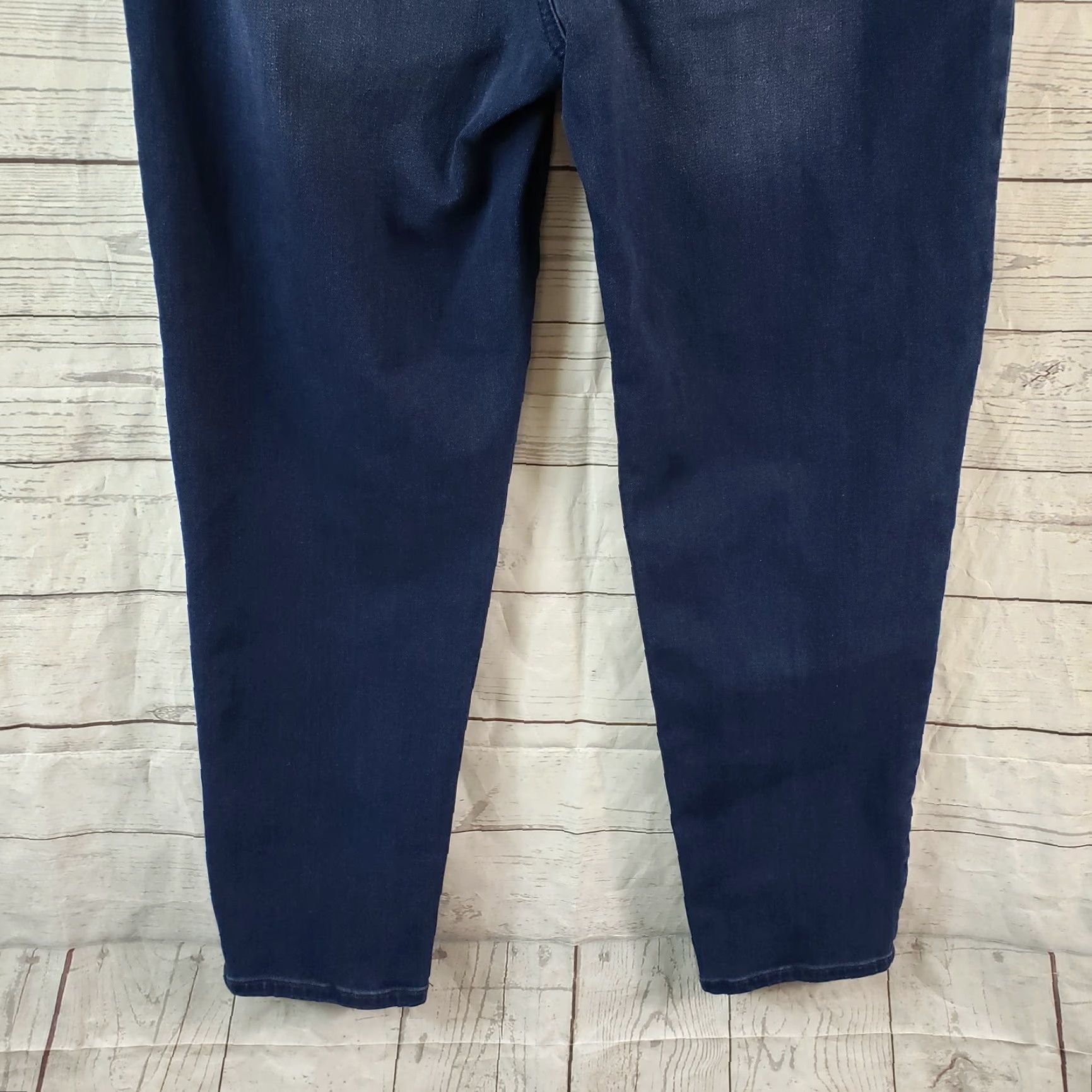 Vintage Betabrand Womens Jeans Pull On Skinny M Blue Mid Rise Front Seam Size 32" / US 10 / IT 46 - 5 Thumbnail