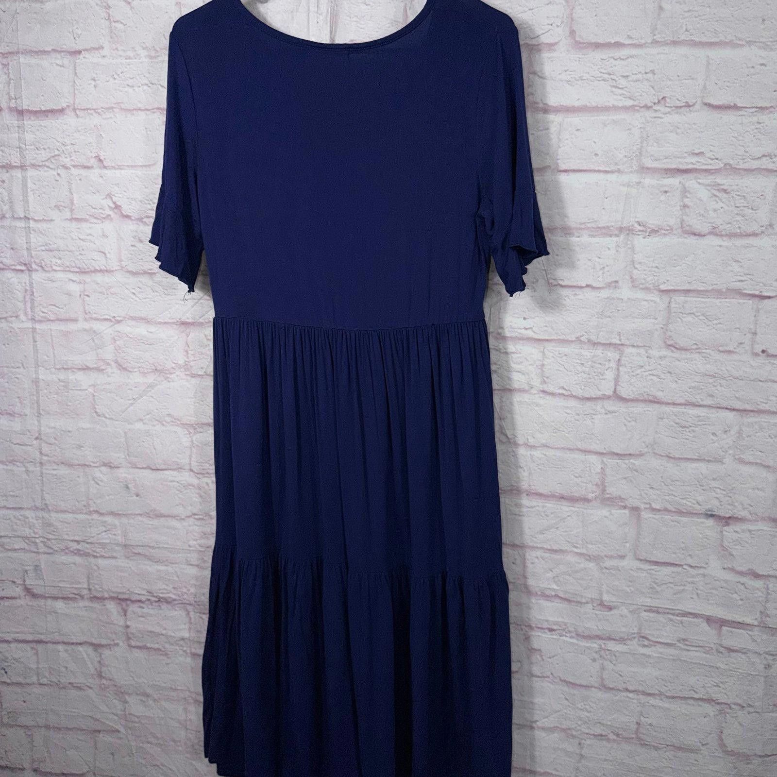 Other SMALLSHOW Medium Women's Navy Blue Maternity Dress Size M / US 6-8 / IT 42-44 - 7 Thumbnail