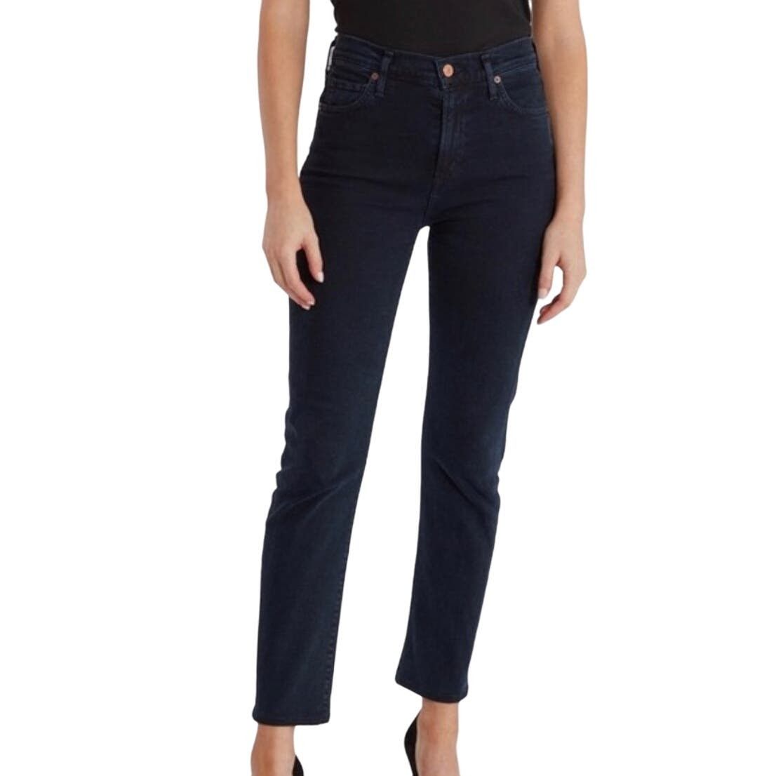 image of Anthropologie Citizens Of Humanity Harlow High-Rise NWT in Blue, Women's (Size 26)