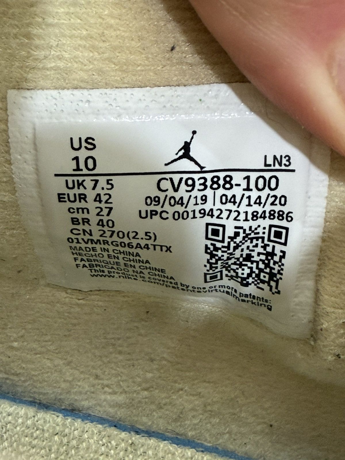 Jordan Brand × Off-White Off White Jordan 4’s Size 8.5 Mens Size US 8.5 / EU 41-42 - 9 Thumbnail