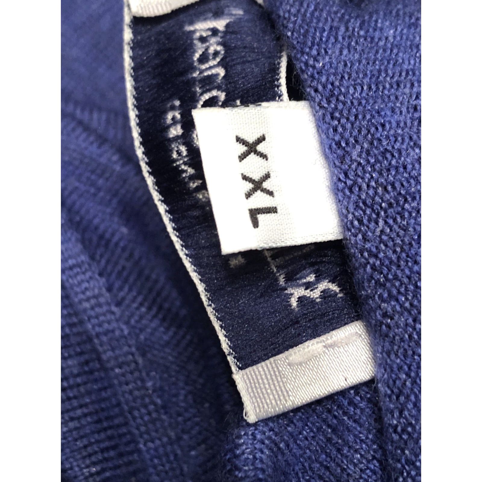 Vintage BULLock & JONES ITALY Wool Silk Cashmere Collared Sweater L/XL Blue Mens Pullover Size US L / EU 52-54 / 3 - 8 Thumbnail