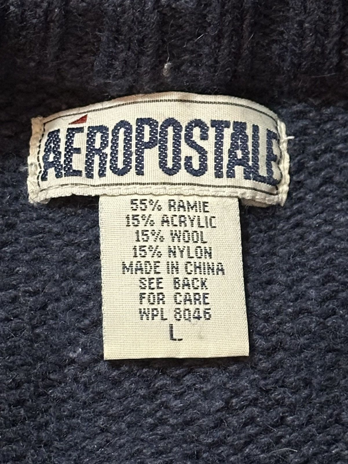 Aeropostale Aeropostale Wool Knit Crewneck Sweater Size US L / EU 52-54 / 3 - 6 Thumbnail