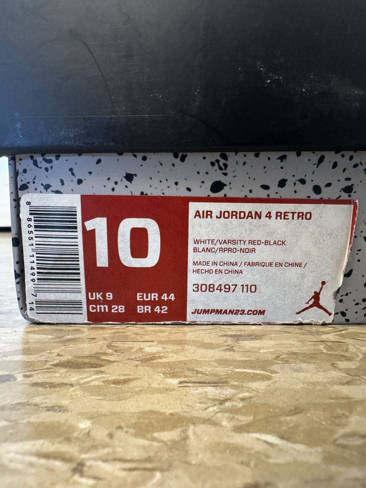 Jordan Brand Jordan 4 Retro Fire Red 2012 Vintage Size US 10 / EU 43 - 7 Thumbnail