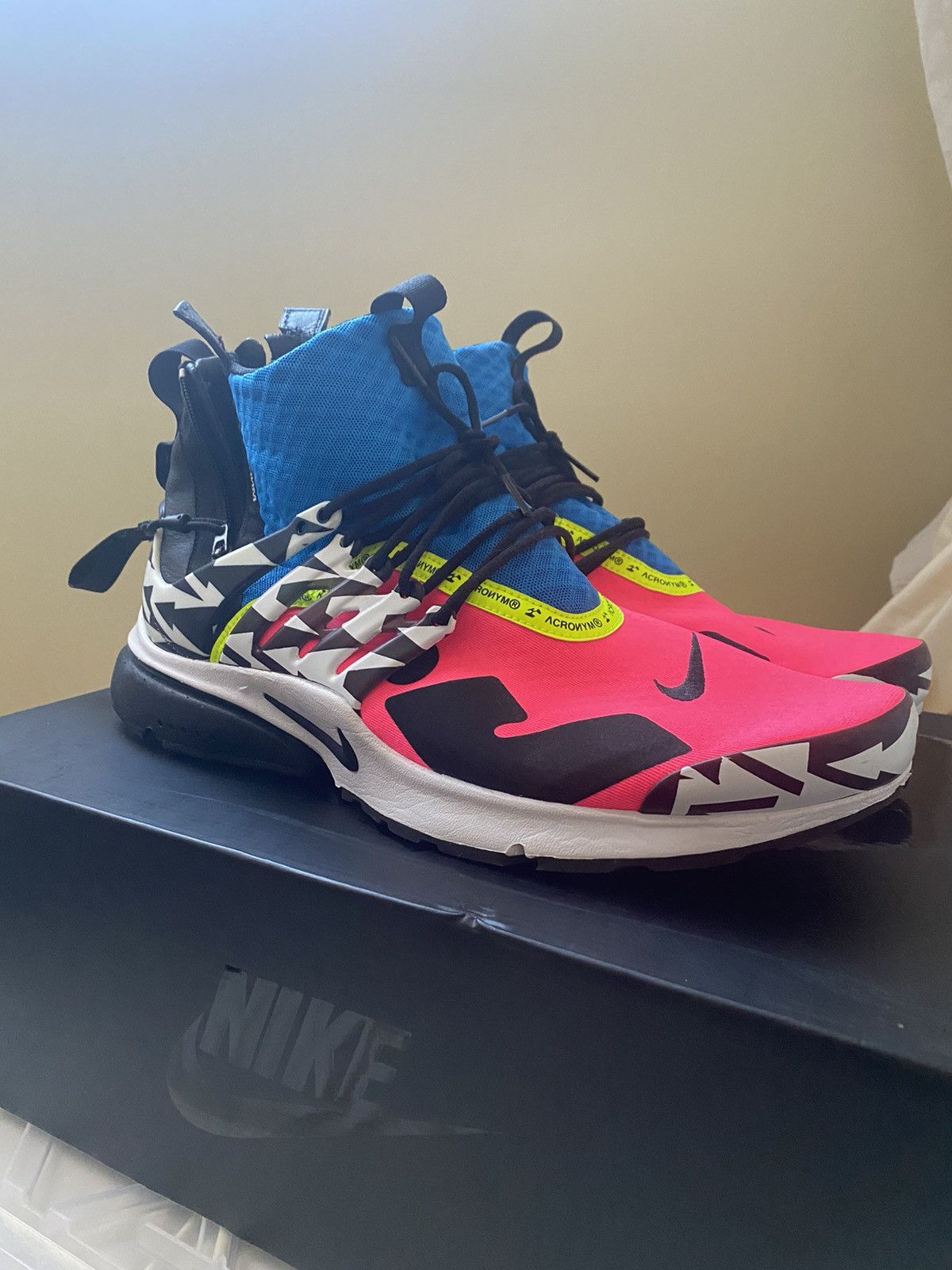 Acronym × Nike Nike Acronym Presto Pink/Blue 2018 Size US 14 / EU 47 - 2 Thumbnail