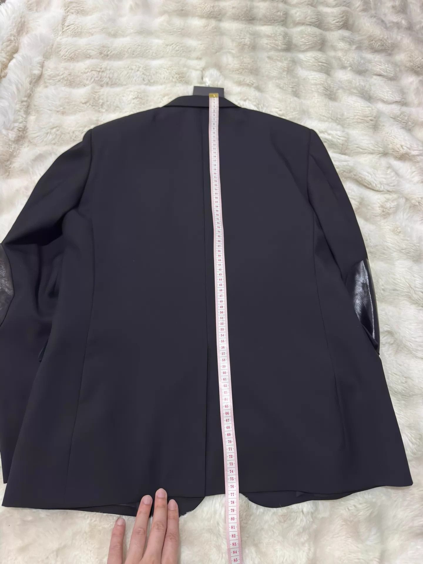 Yves Saint Laurent YSL Hedi Slimane Men's Suit 54 Sheepskin Sleeve New Size 54R - 9 Thumbnail