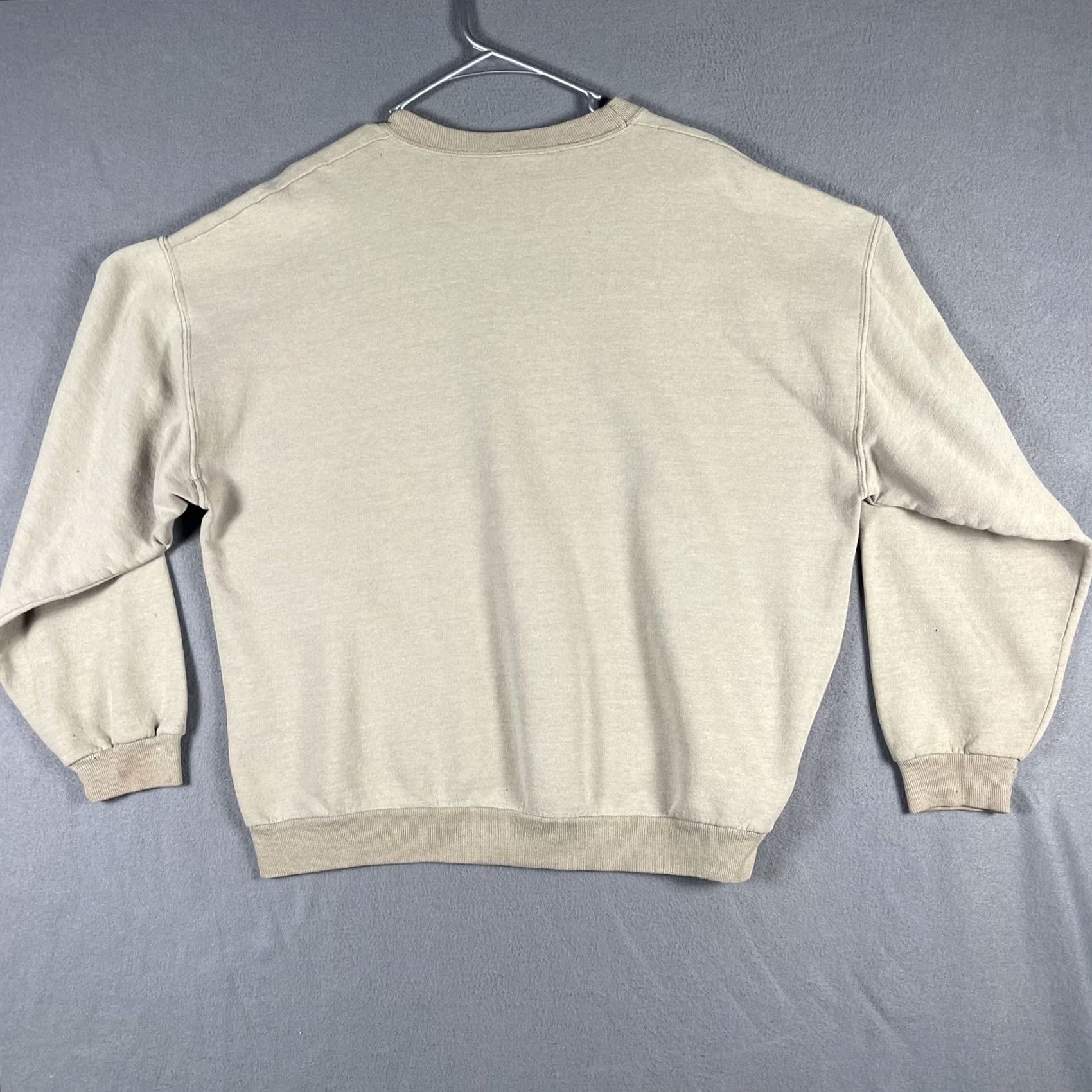 Vintage VINTAGE American Tradition Sweatshirt Mens Large Beige Deer Graphic Hunter Nightmare 90s Mens Size US L / EU 52-54 / 3 - 3 Thumbnail