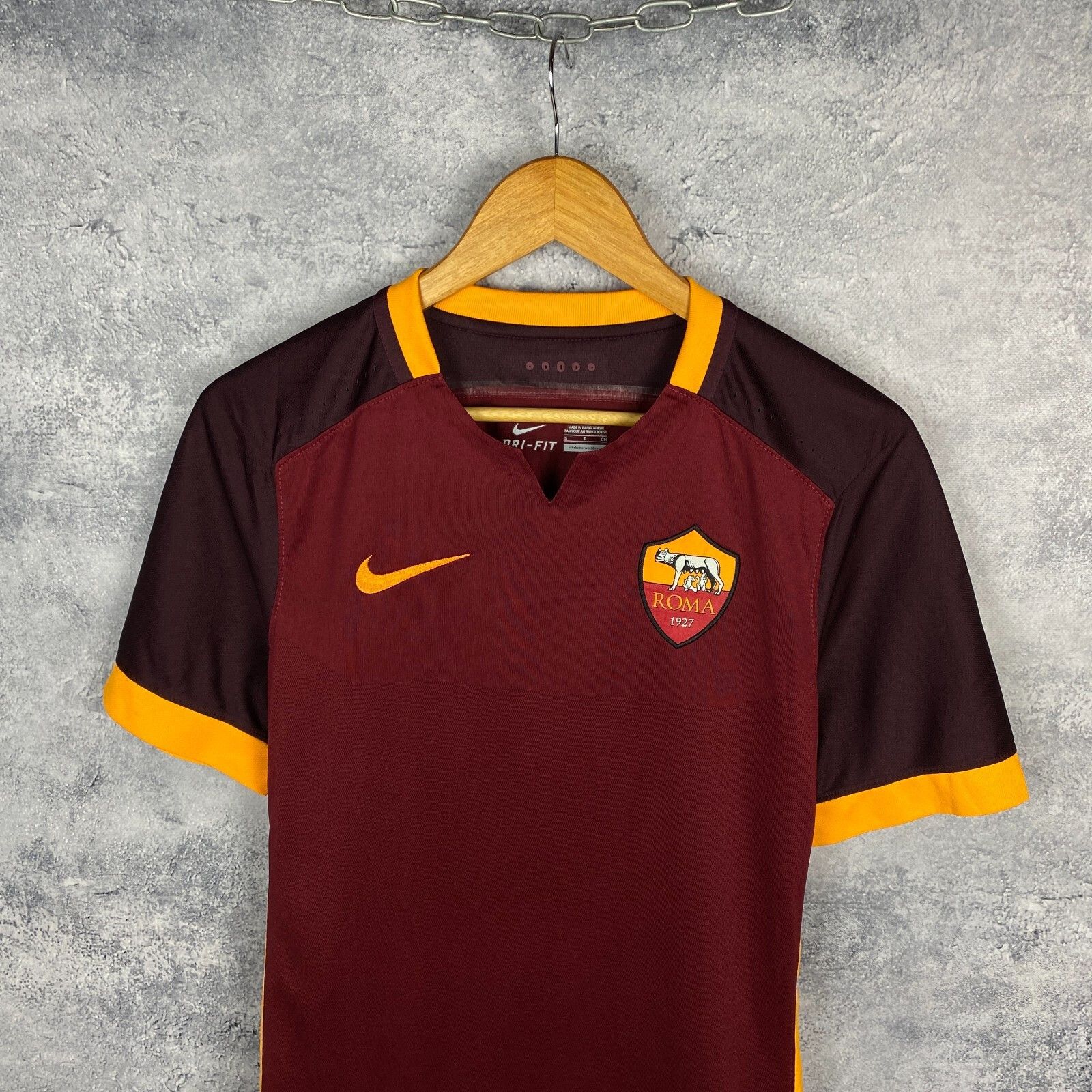 Nike Nike Roma Soccer Jersey Men's Size S Red Short Sleeve ` Size US S / EU 44-46 / 1 - 2 Thumbnail
