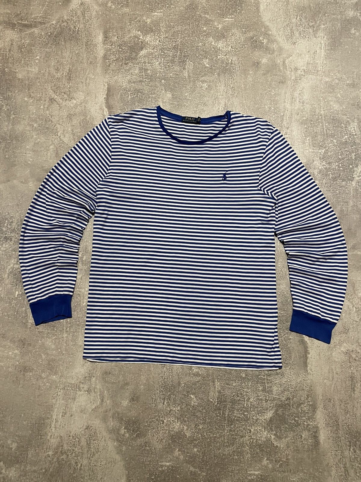 Polo Ralph Lauren Vintage Polo Ralph Lauren Striped Long Sleeve T-Shirt Y2K Size US L / EU 52-54 / 3 - 1 Thumbnail