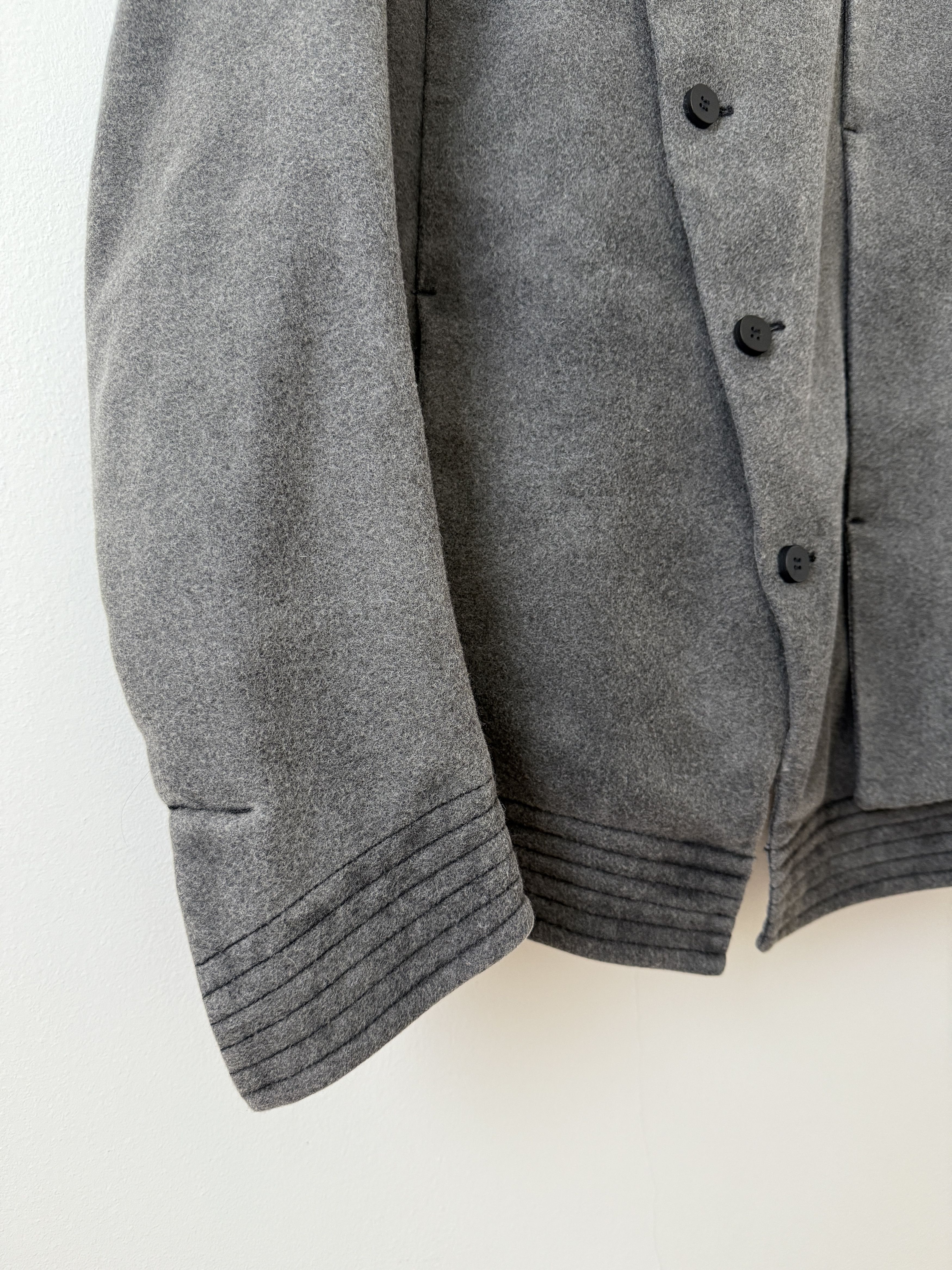 Masnada Wool Asymmetrical Peacoat Size US M / EU 48-50 / 2 - 11 Thumbnail