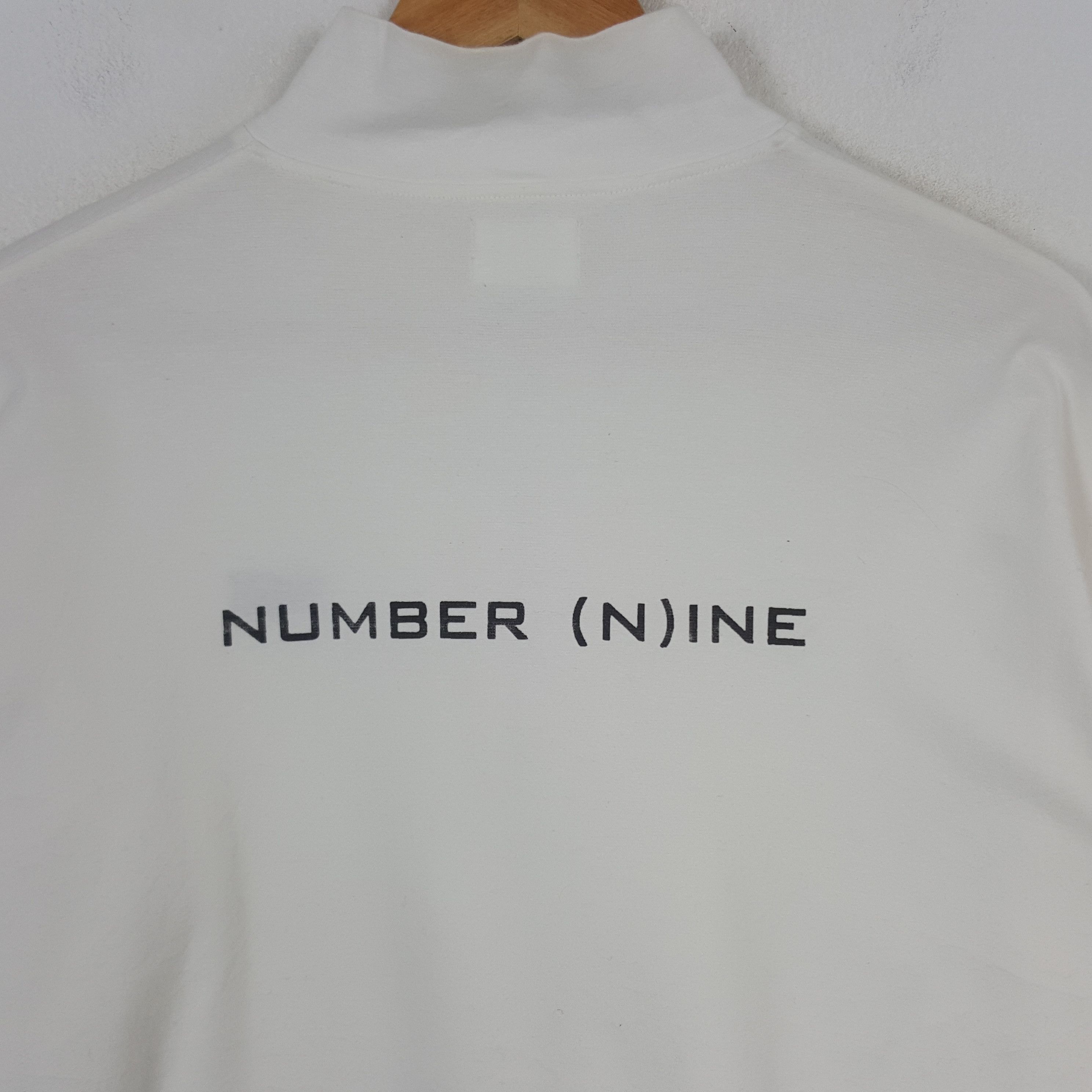 Japanese Brand × Number (N)ine × Vintage Vintage Number (N)ine Japanese Brand Half Zipper Tshirt Size US XL / EU 56 / 4 - 2 Thumbnail