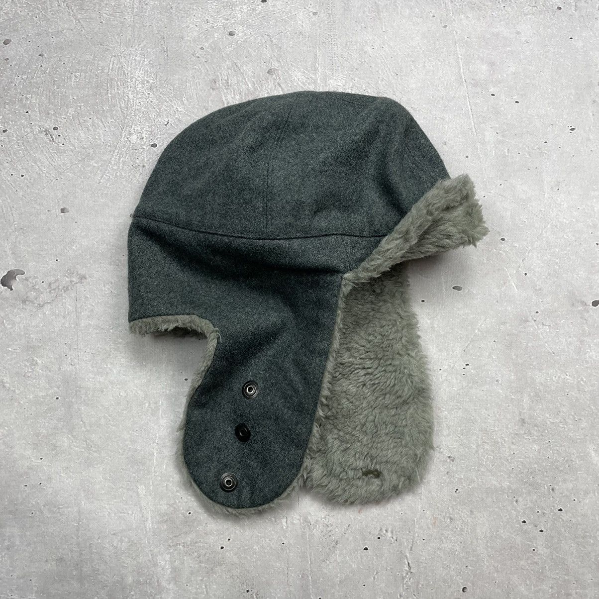 Japanese Brand × Vintage Vintage faux fur Germany military trapper ushanna hat y2k Size ONE SIZE - 1 Thumbnail