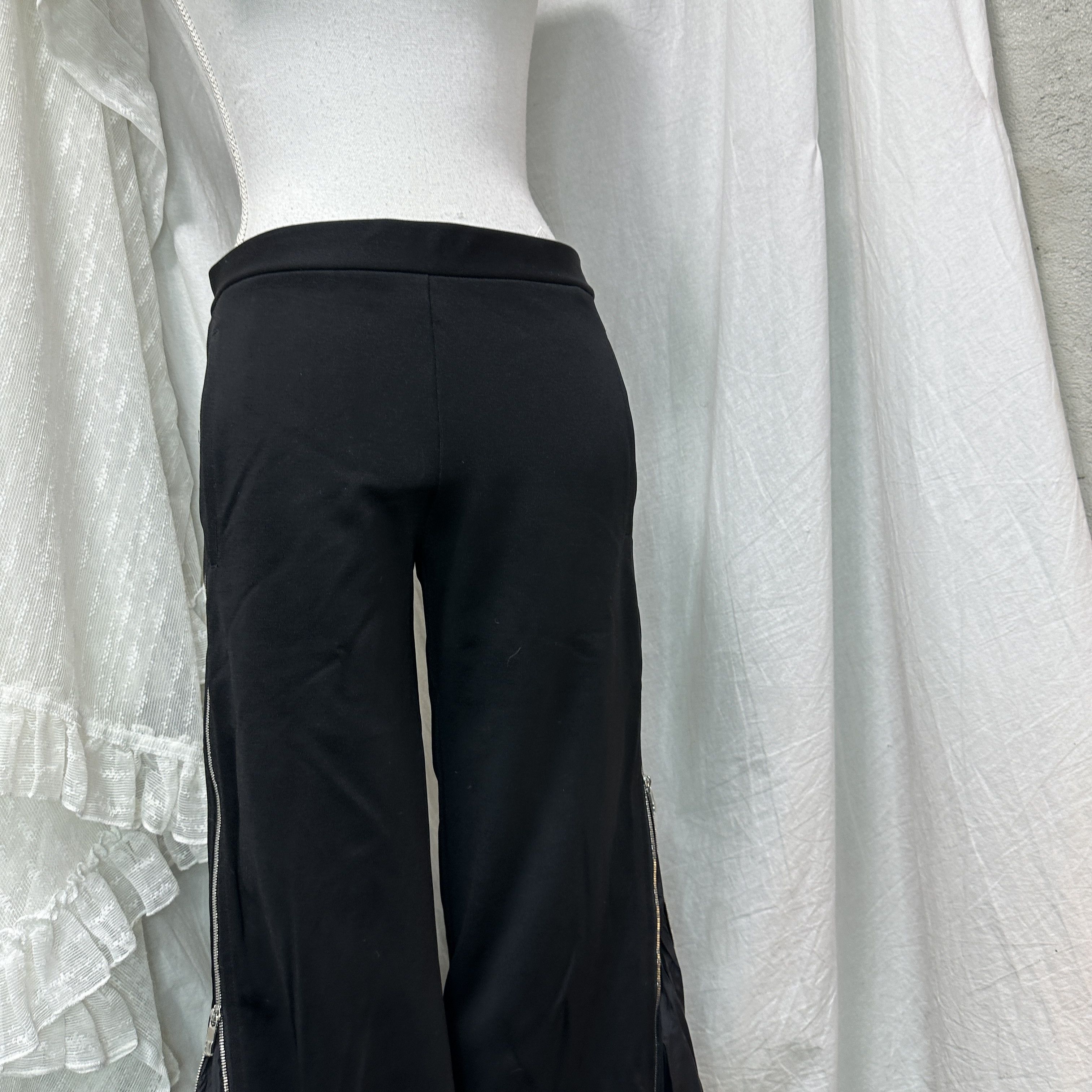 Dirk Bikkembergs Vintage Dirk Bikkembergs Full Zip Hybrid Nylon Flared Pants Size 26" / US 2 / IT 38 - 3 Thumbnail