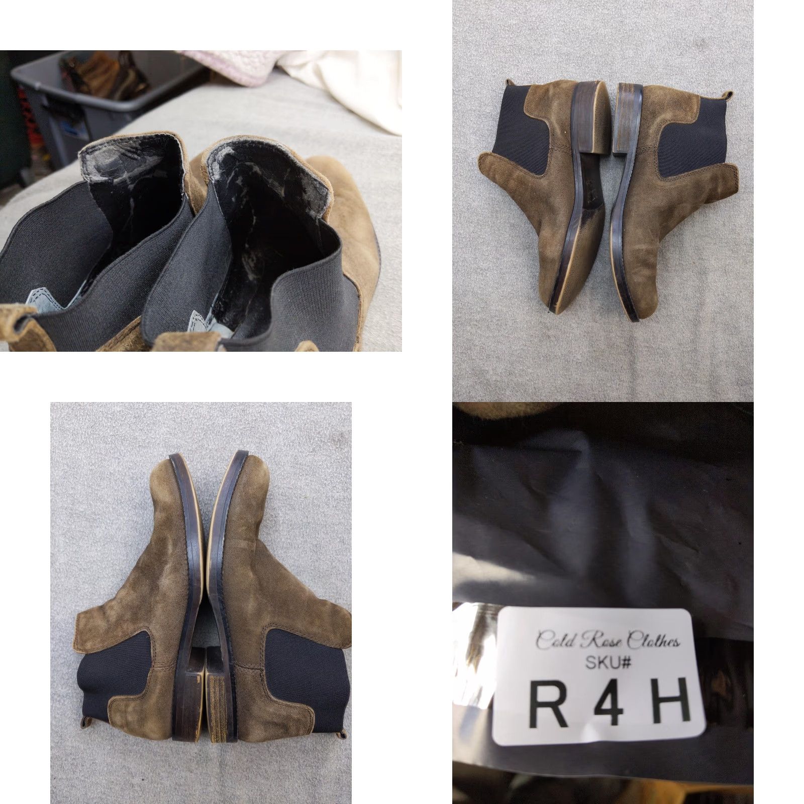 Franco Sarto Franco Sarto Boots Womens Size 7 Brown Suede Chelsea Ankle Booties Block Heel Size US 7 / IT 37 - 8 Thumbnail
