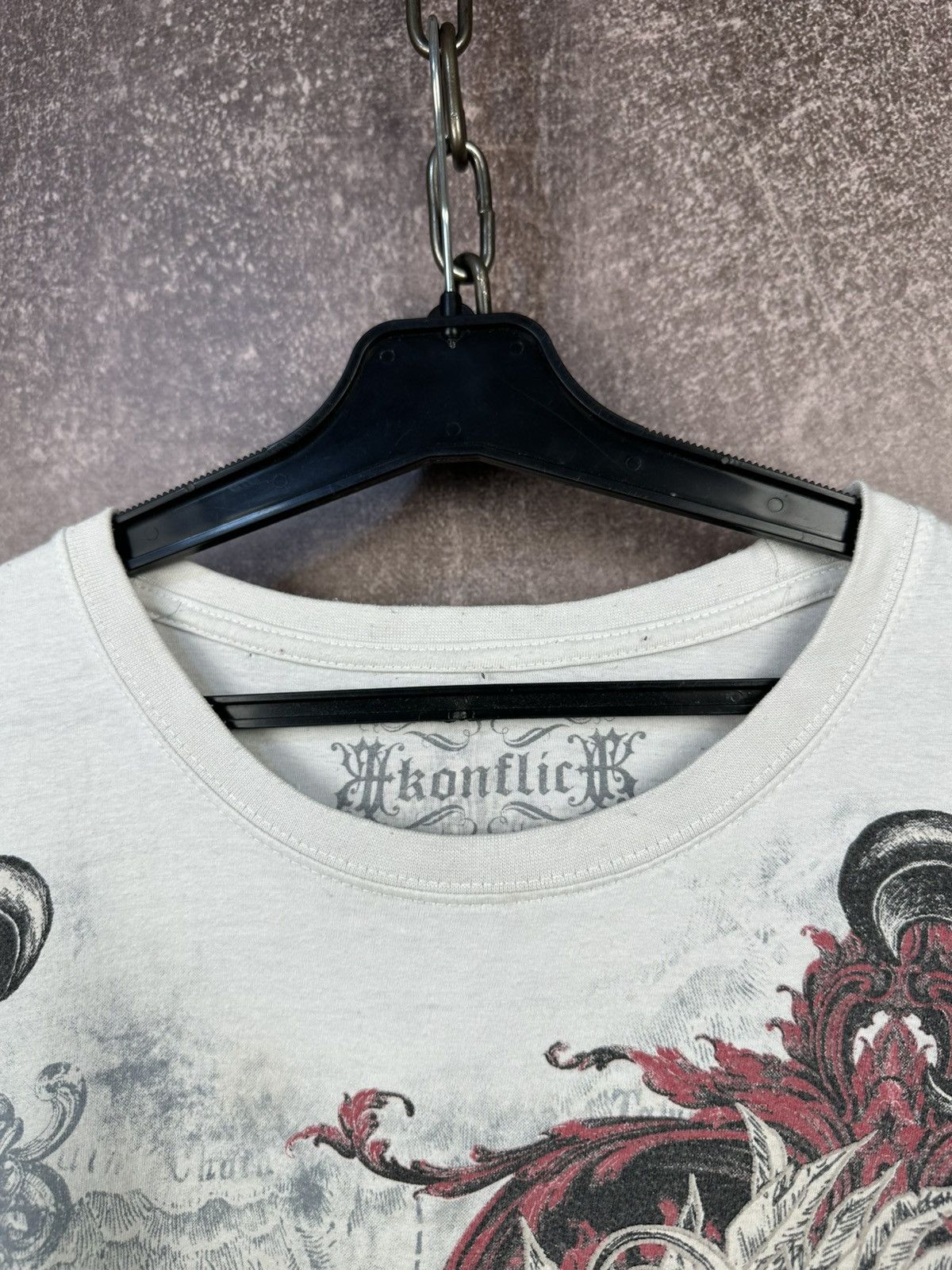 Affliction Vintage Y2K All Over Affliction Graphic Tee Size US L / EU 52-54 / 3 - 5 Thumbnail