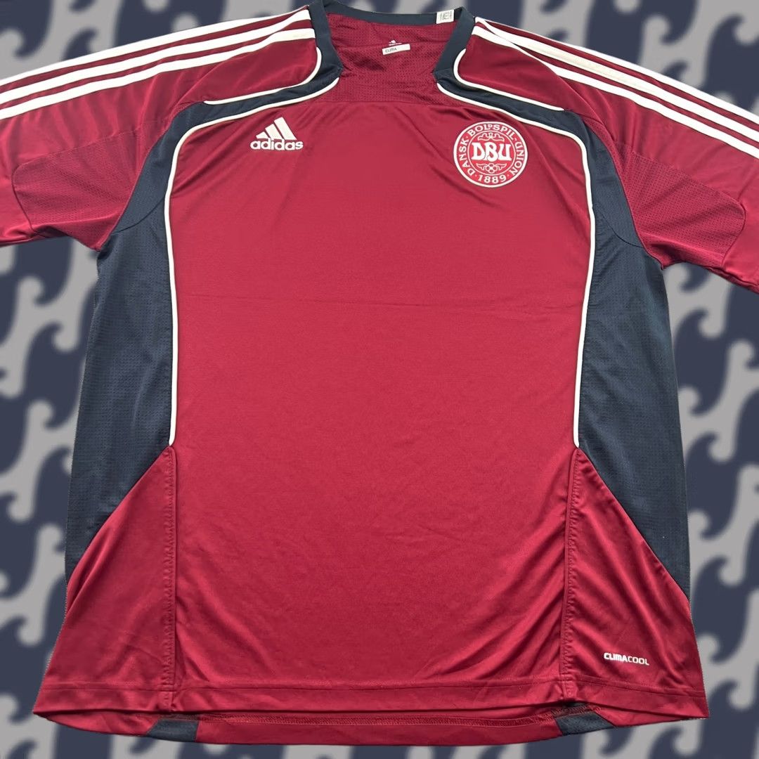 Nike Adidas Denmark 2010 2011 Training Football Jersey Shirt Camiseta Soccer Mens XL Size US XL / EU 56 / 4 - 1 Thumbnail
