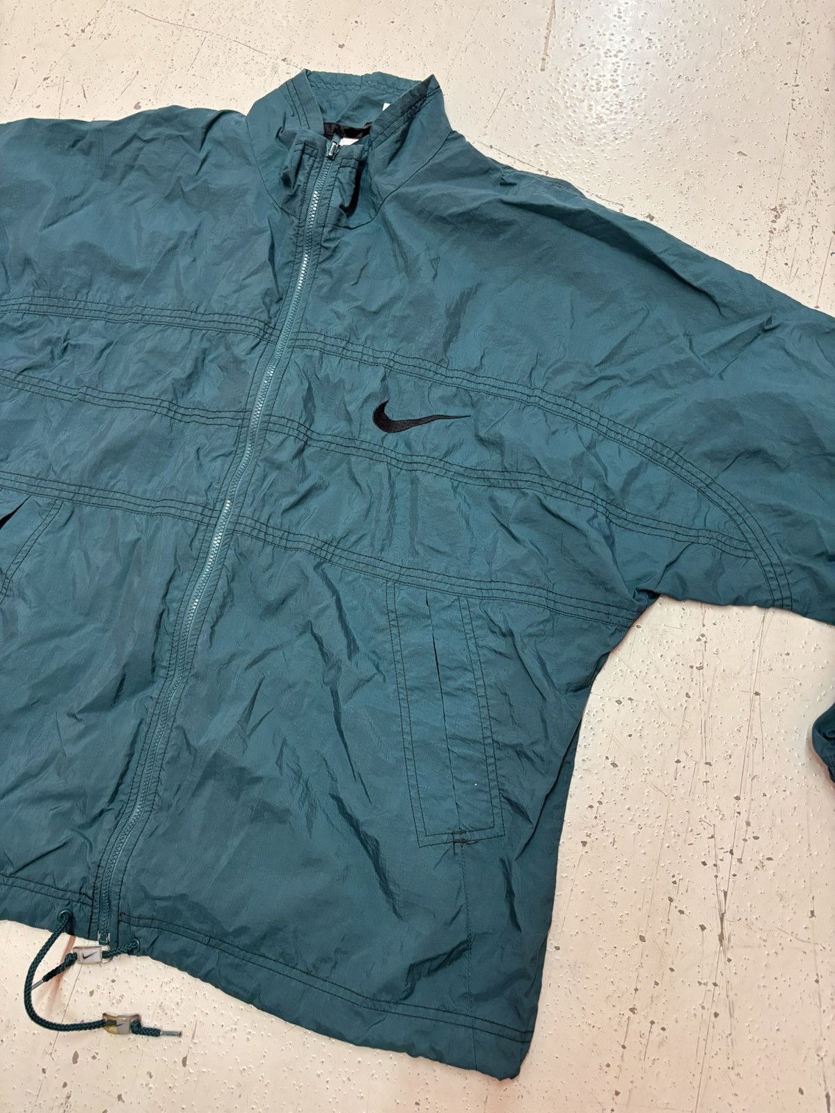 Nike × Vintage ***FINAL DROP***RARE 90s NIKE NYLON WINDBREAKER L Size US L / EU 52-54 / 3 - 2 Thumbnail