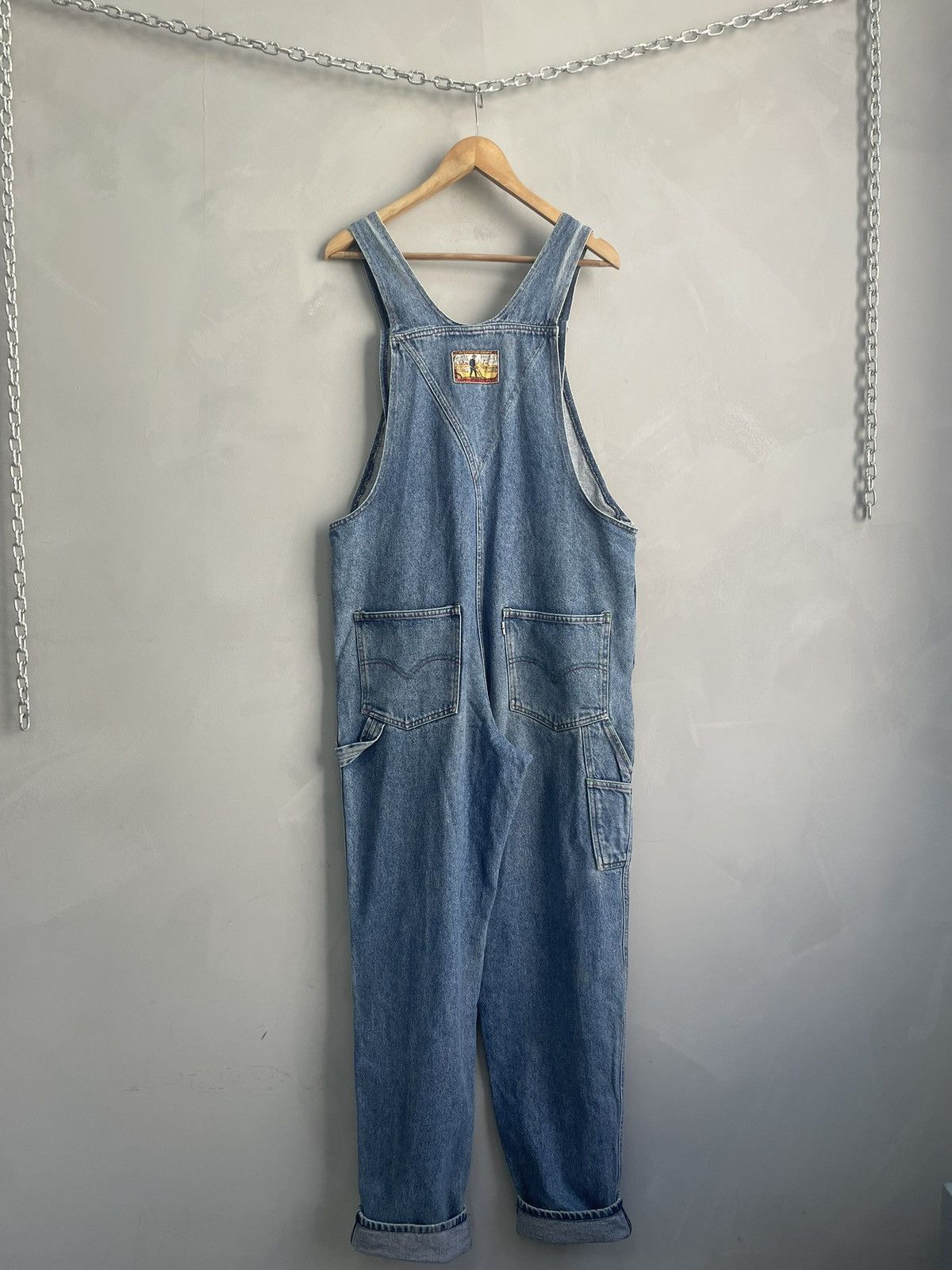 Levi's Rare denim 90s Levis retro overalls denim jeans y2k Size US 34 / EU 50 - 7 Thumbnail