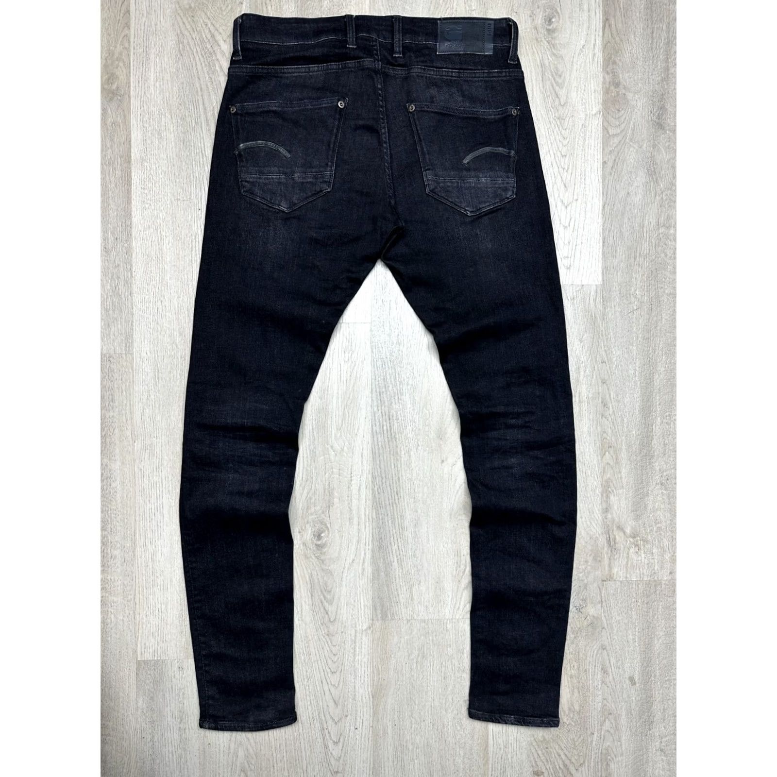 G-Star G Star Raw Men Revend Skinny Denim Pants Jeans - Black - Size 33 Size US 33 - 7 Thumbnail