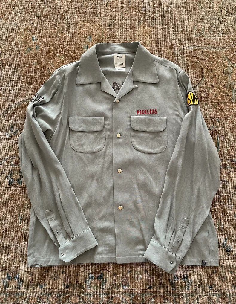 Visvim Visvim Visvim Keesey Long Sleeve Shirt in Grey-2506 Size US L / EU 52-54 / 3 - 1 Thumbnail