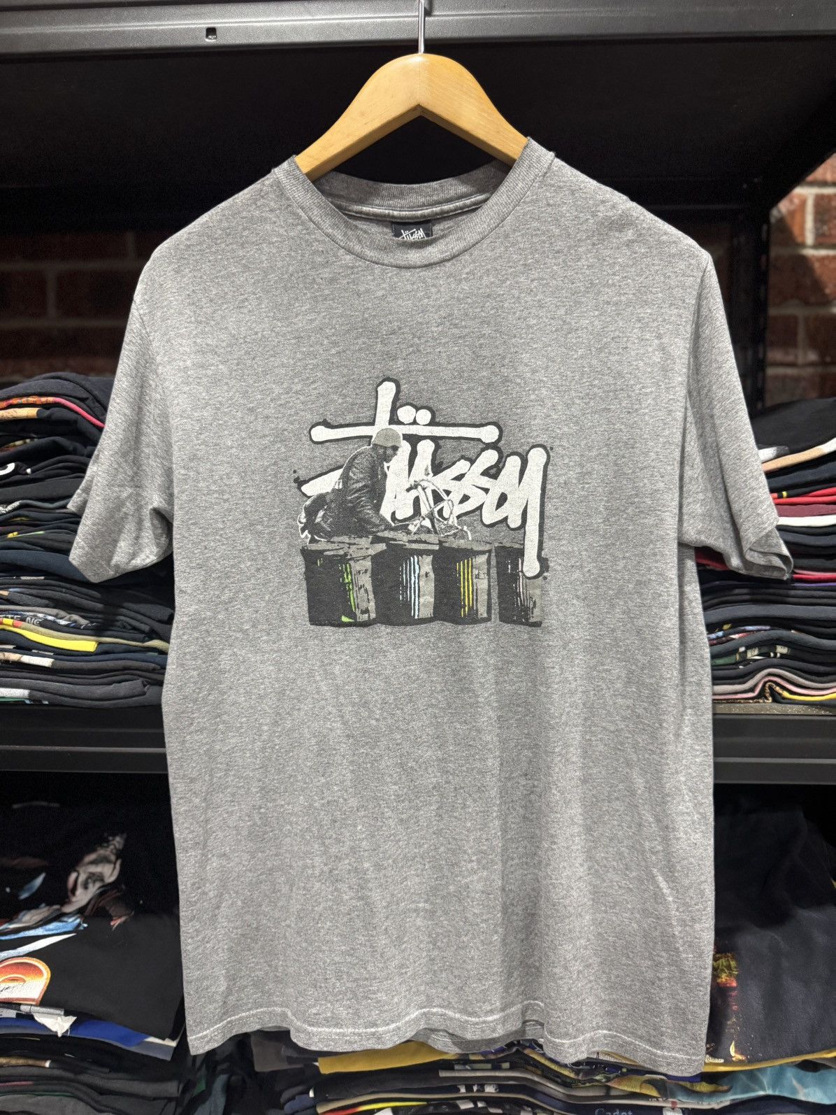 Stussy VINTAGE STUSSY GREY MAN Size US M / EU 48-50 / 2 - 1 Thumbnail