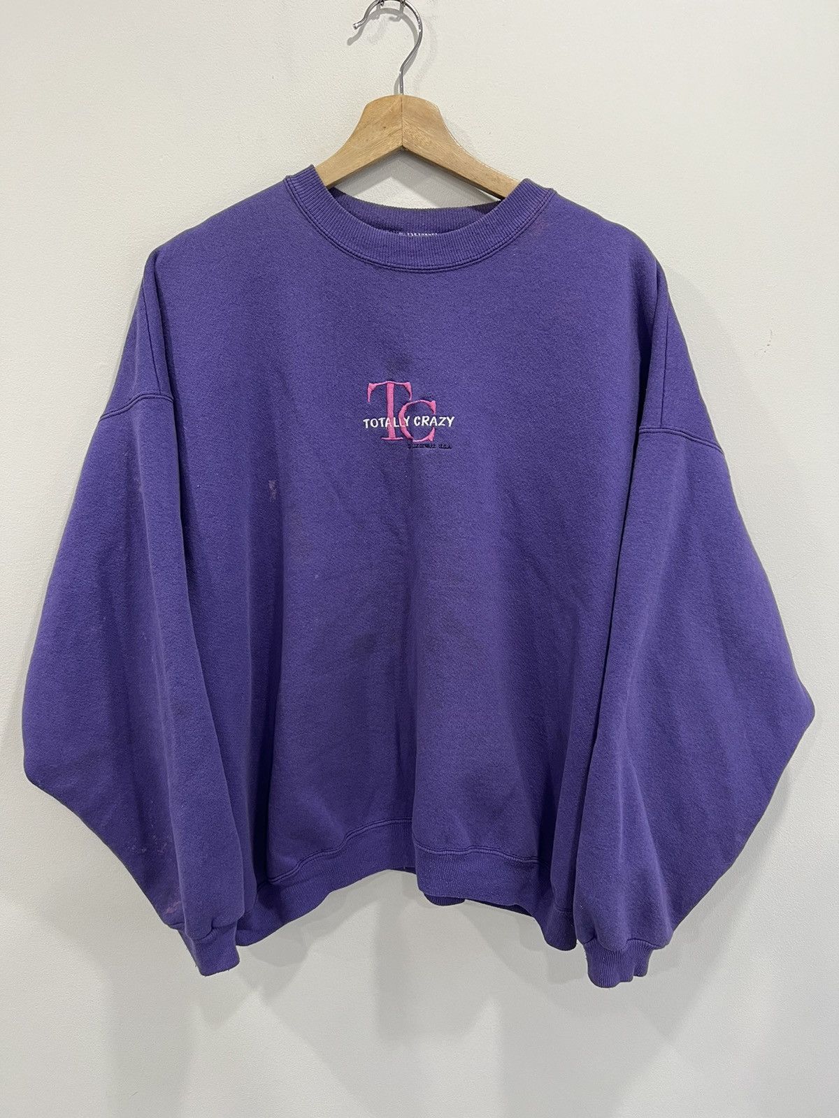 Vintage Vintage Totally Crazy Sweater sweatshirt Size US XL / EU 56 / 4 - 1 Thumbnail