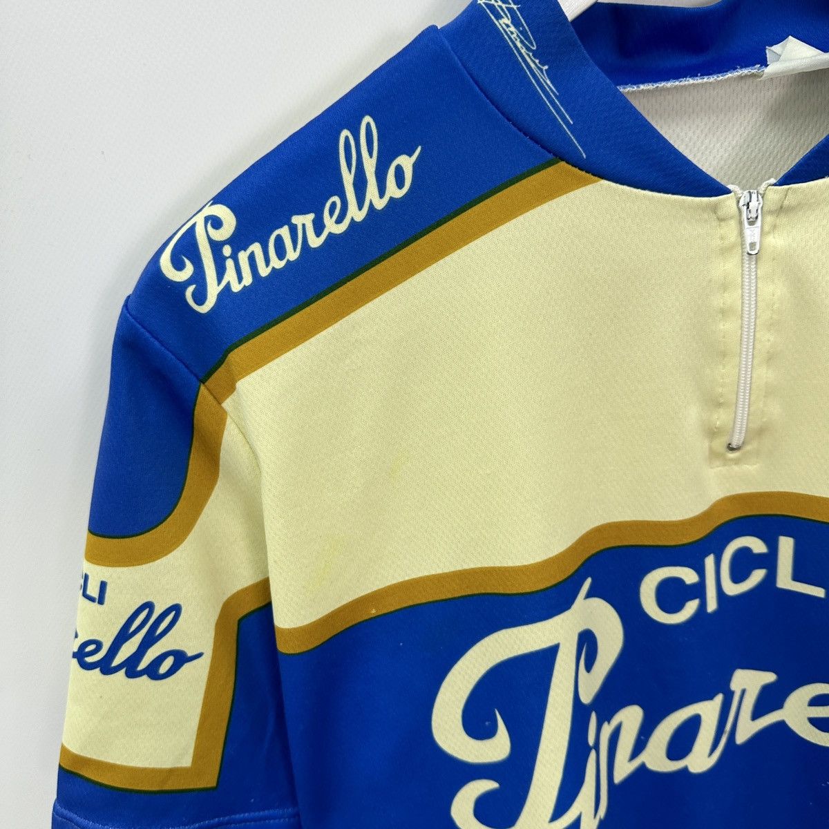 Vintage Vintage 90s Pinarello Cycle Italy jersey y2k bicycle tour Size US M / EU 48-50 / 2 - 6 Thumbnail
