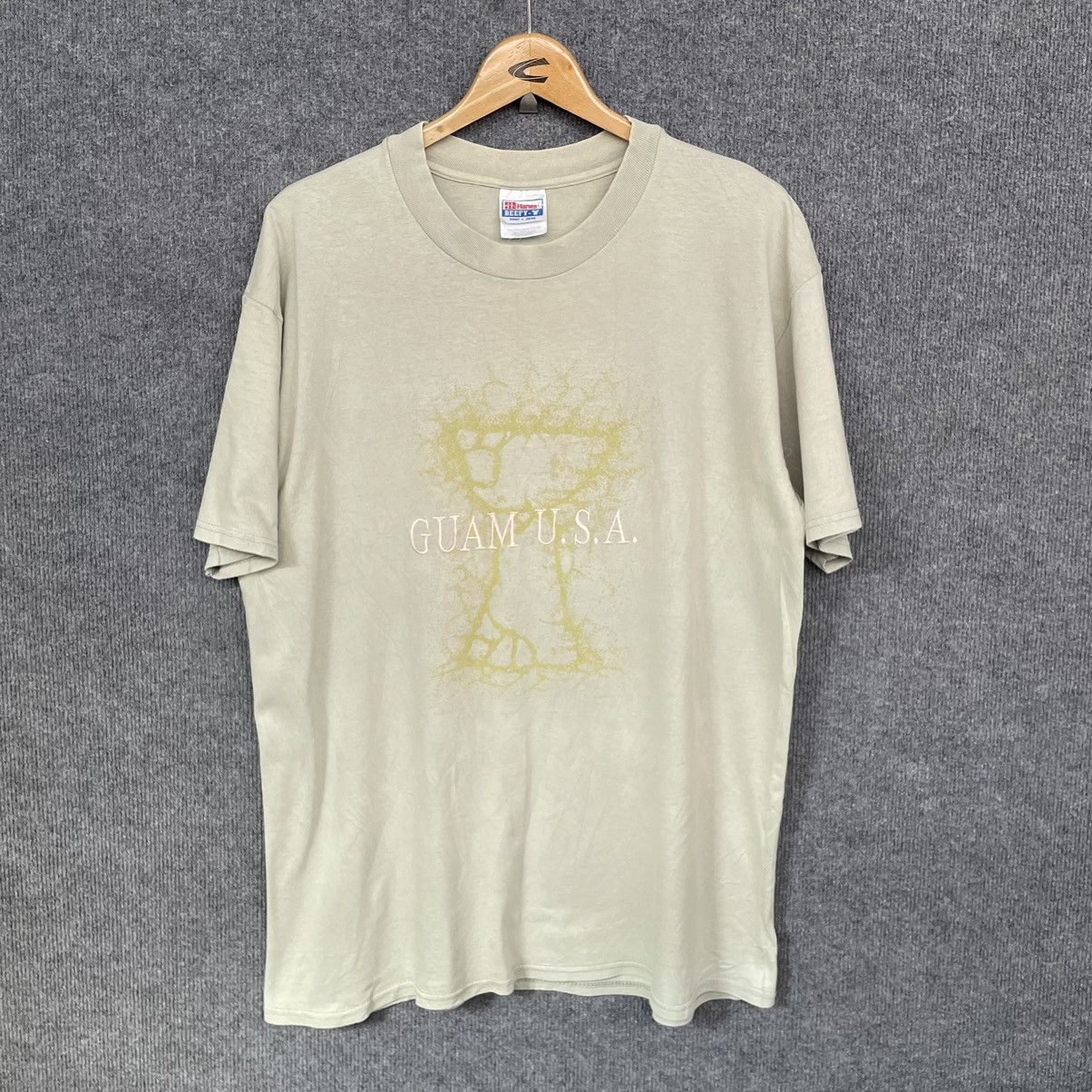 Vintage Vintage 90s Guam USA T Shirt Size US L / EU 52-54 / 3 - 1 Thumbnail