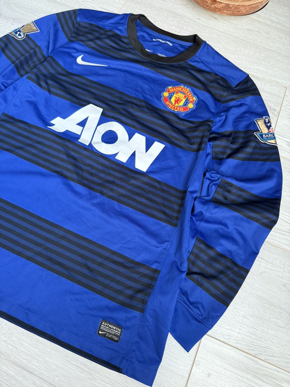 Nike Vintage Manchester United jersey longsleeve 2010 kit shirt Size US M / EU 48-50 / 2 - 2 Thumbnail