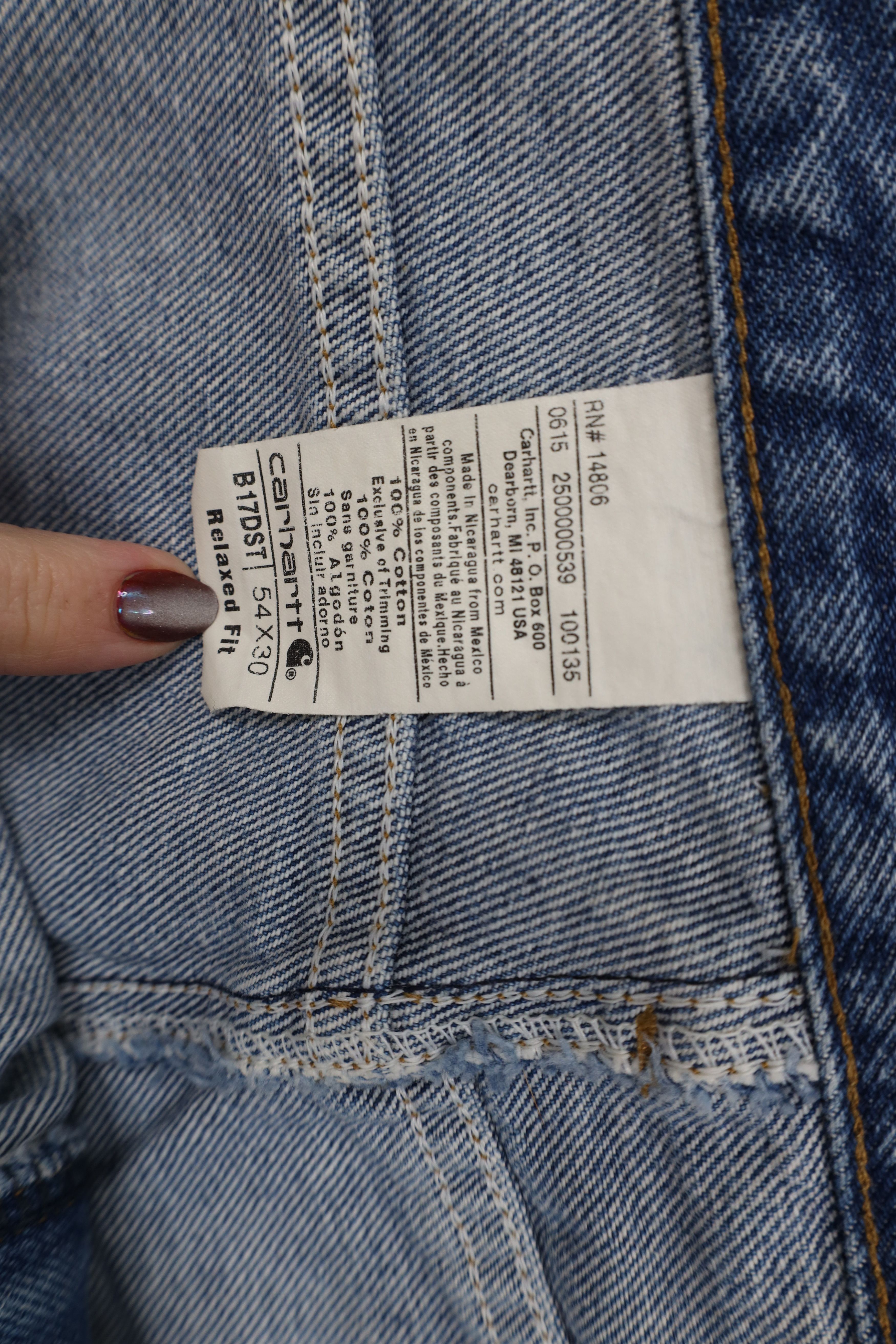 Carhartt Vintage Y2K Carhartt Relaxed Fit Wide Leg Denim Jeans Blue Size US 44 / EU 60 - 8 Thumbnail