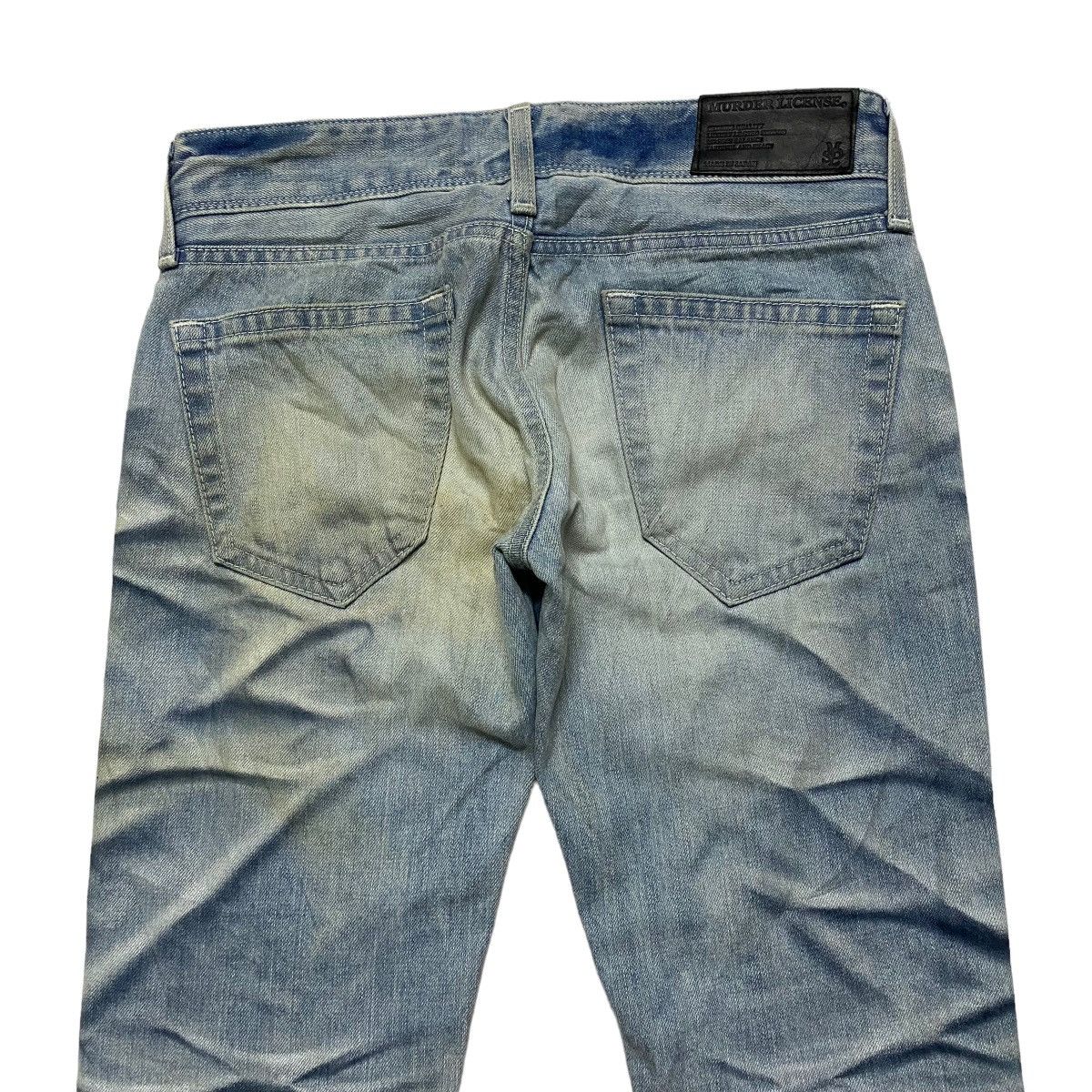 Murder License Murder License Honeycomb Denim Flare Jeans Size US 28 / EU 44 - 10 Thumbnail