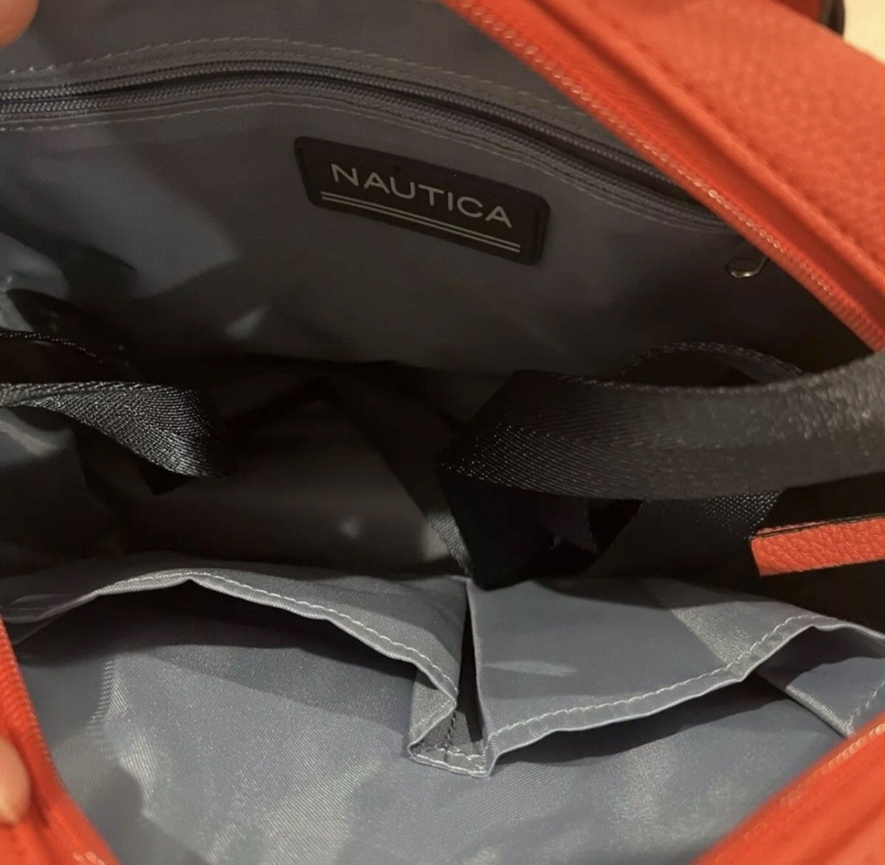 Nautica NWT Nautica Red Satchel Crossbody Handbag Strap & Dustbag Size ONE SIZE - 7 Thumbnail