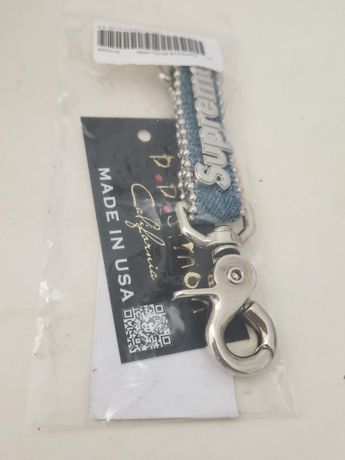 B.B. Simon × Supreme Supreme x b.b. Simon Denim Lanyard SS25 | Grailed